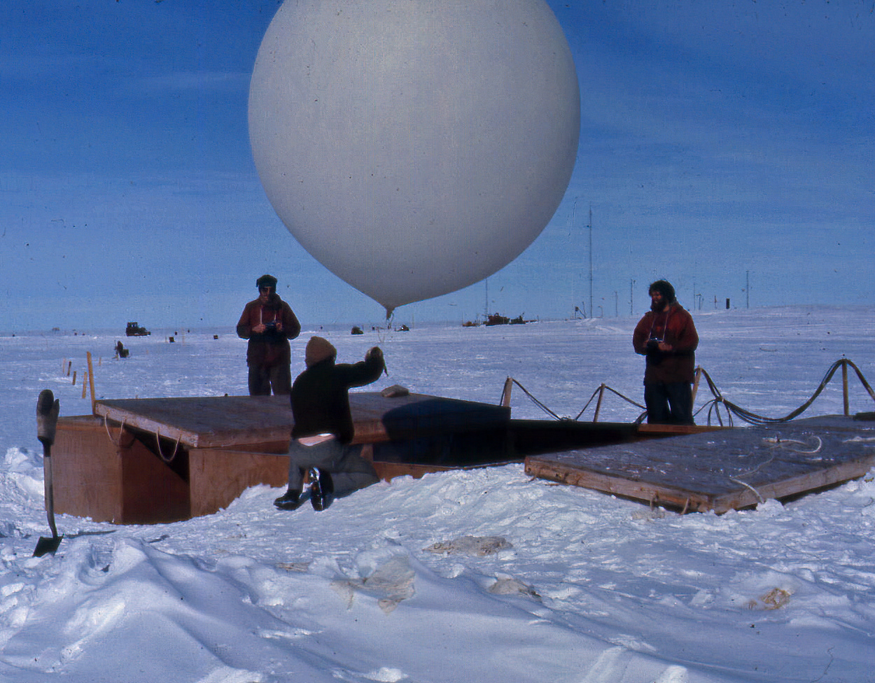 Meteorlogical balloon launch