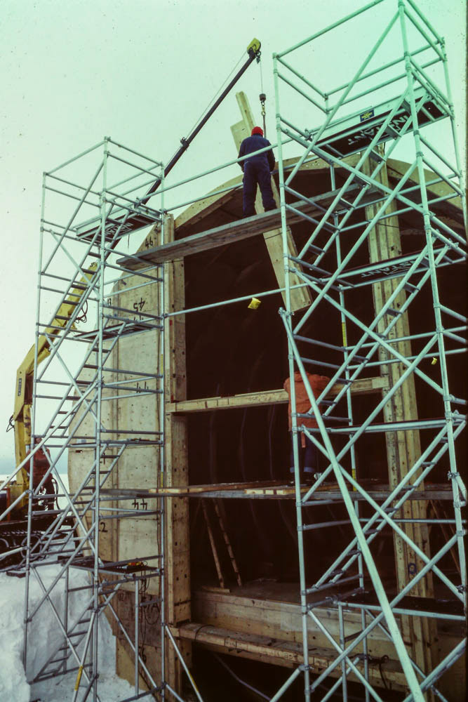 Building the end caps