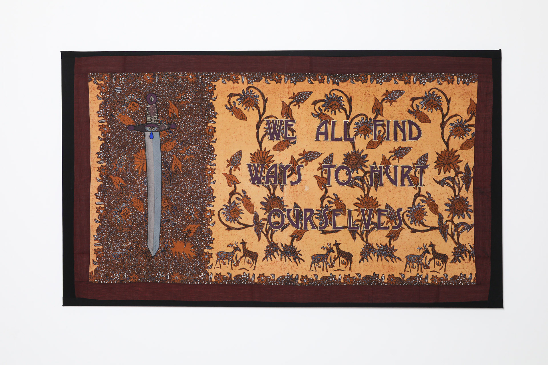 We All Find Ways To Hurt Ourselves, 2023, 200 x 116 cm SOLD