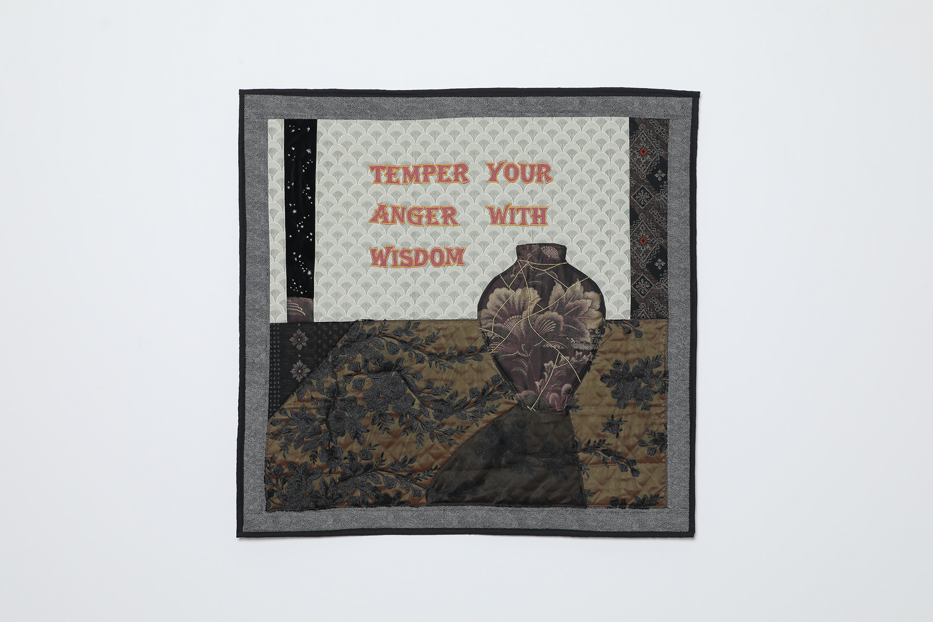 Temper Your Anger With Wisdom, 2023, 105 x 103 cm SOLD
