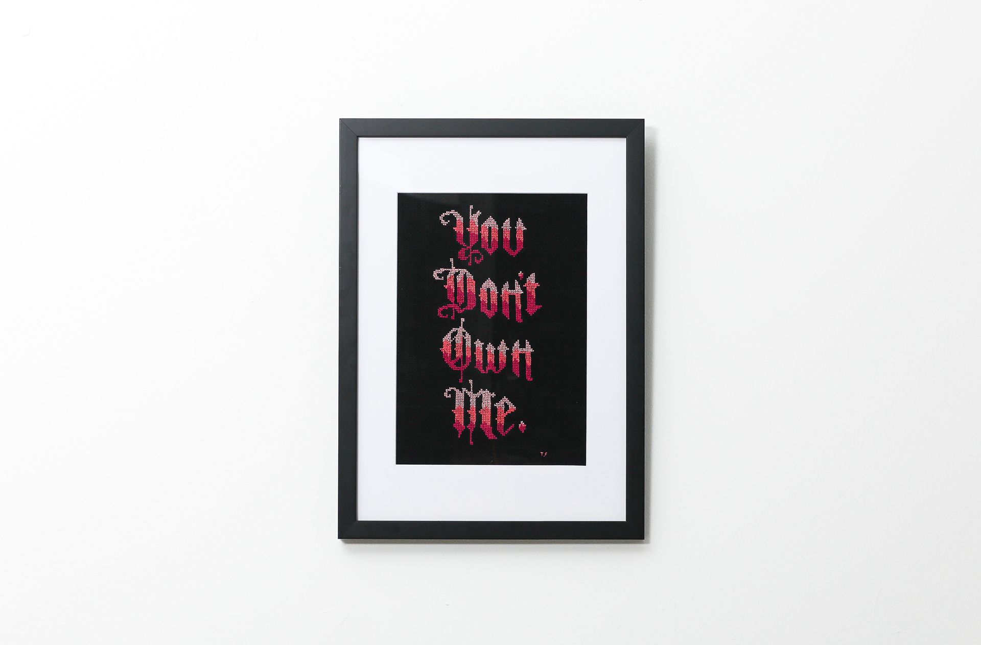 You Don’t Own Me, 2023, 33 x 45 cm (framed) SOLD