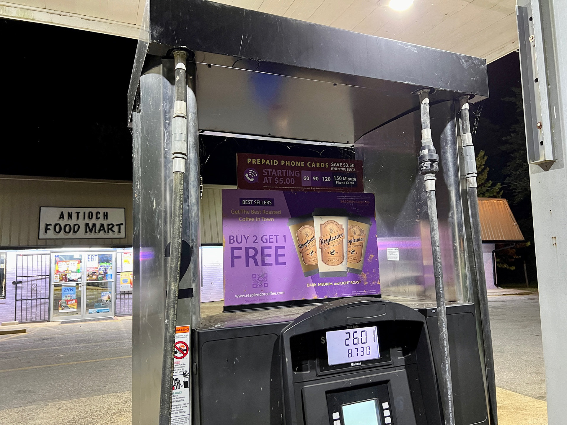 GRAPHIC ON SET of Gas Station