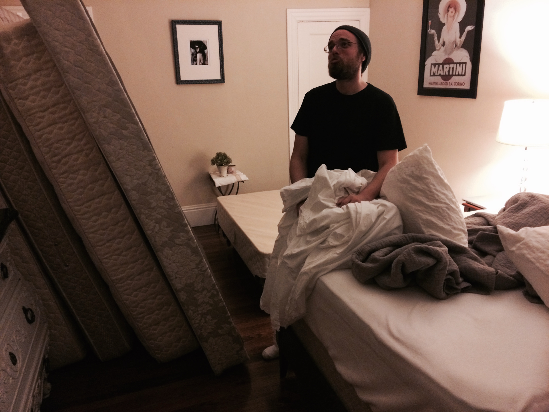 We padded ourselves into a corner
