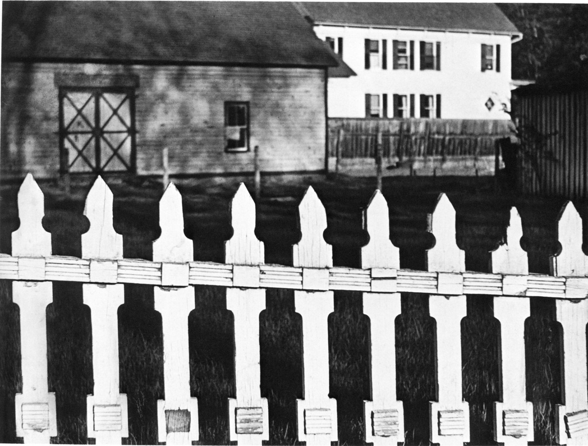The white fence, Port Kent , 1916