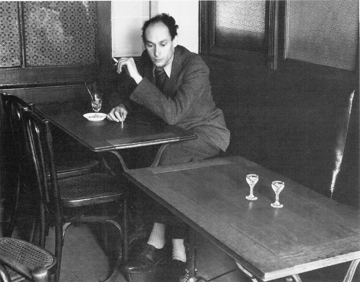 Irstvan Rajk in a Bistro in Monmarte, Paris, 1931