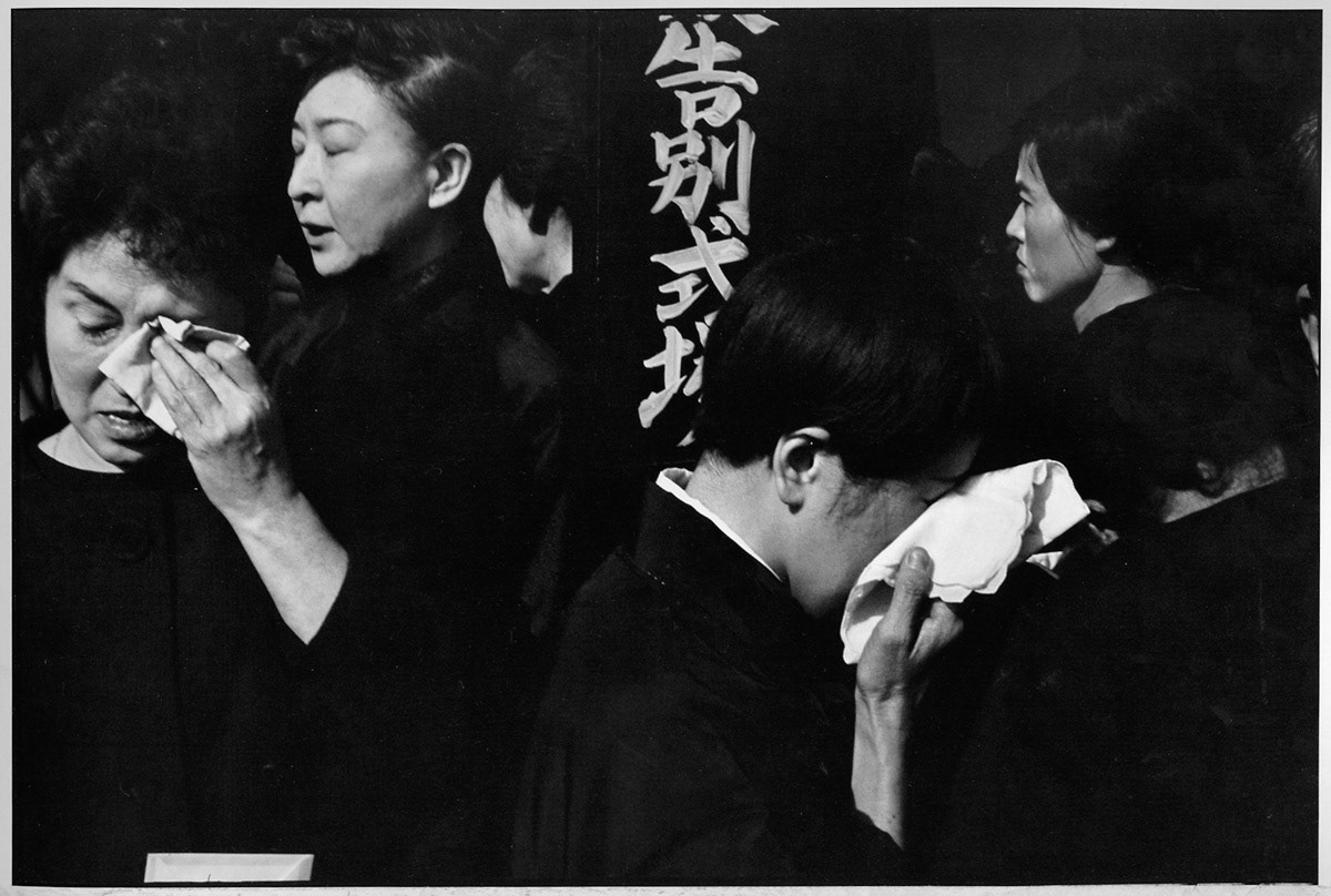 actor Kabuki's funeral, japan, 1965
