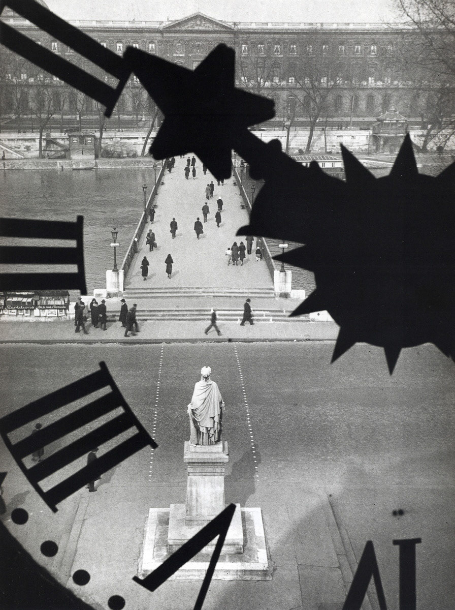 The Pont des Arts Seen through the Clock of the Institut de france, Paris, 1929-32