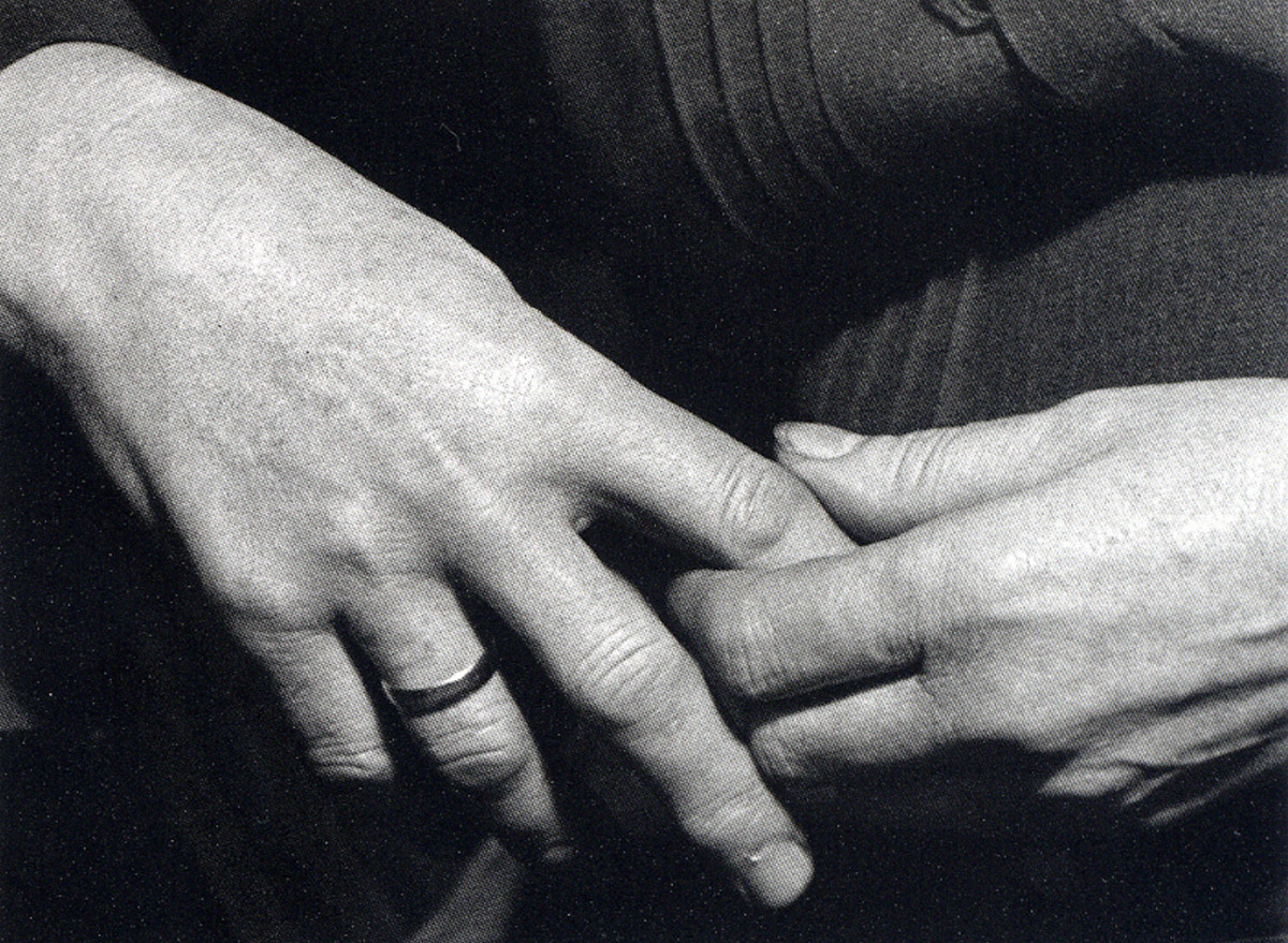 my mother;s hands, Budapest, 1919