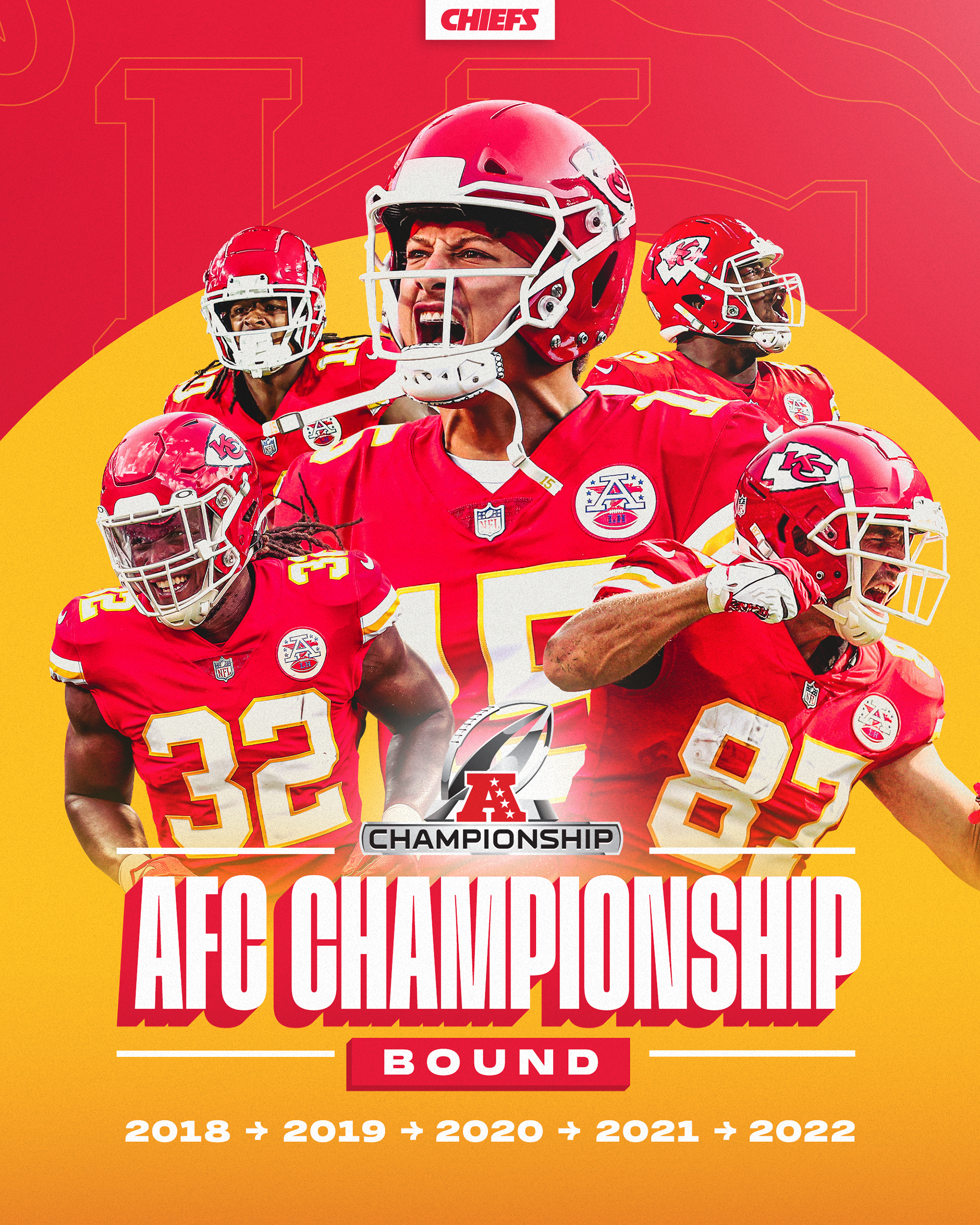 Kansas City Chiefs 2019-2020 Team Mural 