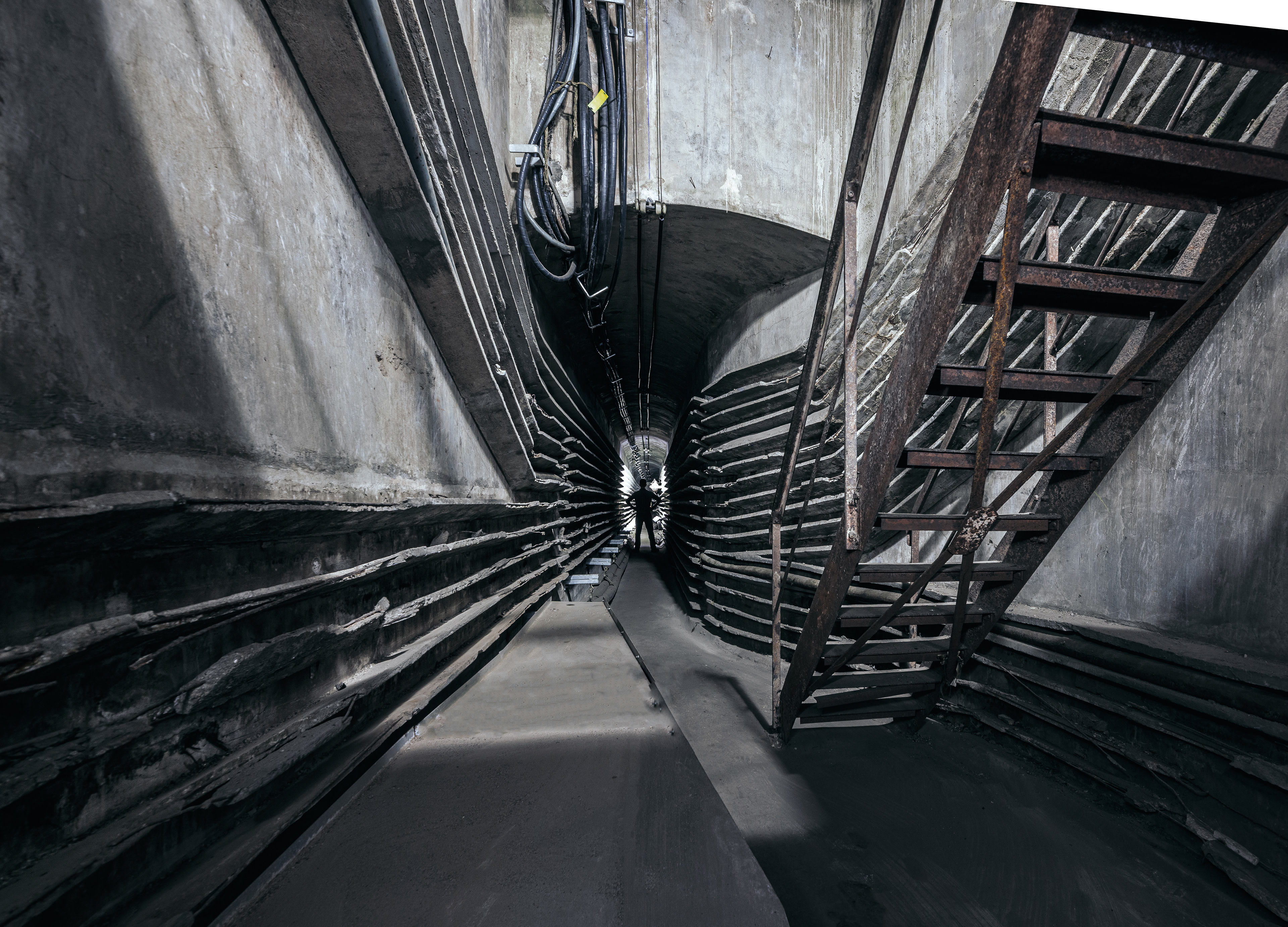 Galerie électrique sur plusieurs niveaux