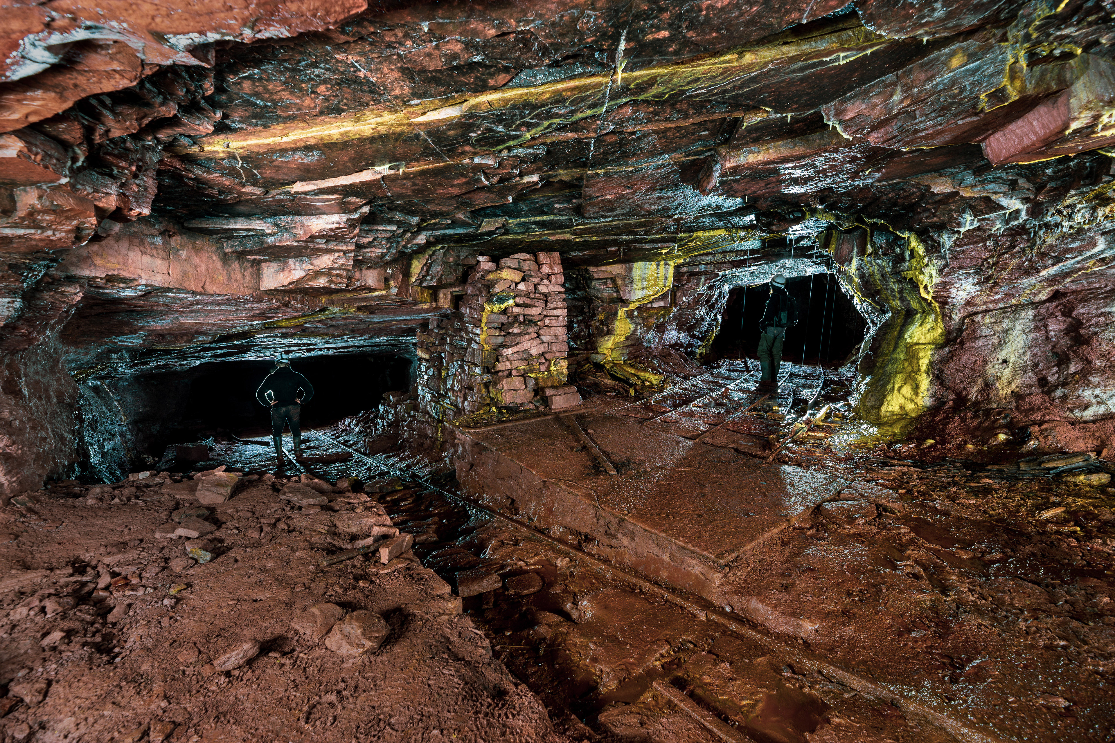 Quai de chargement d'une mine de fer
