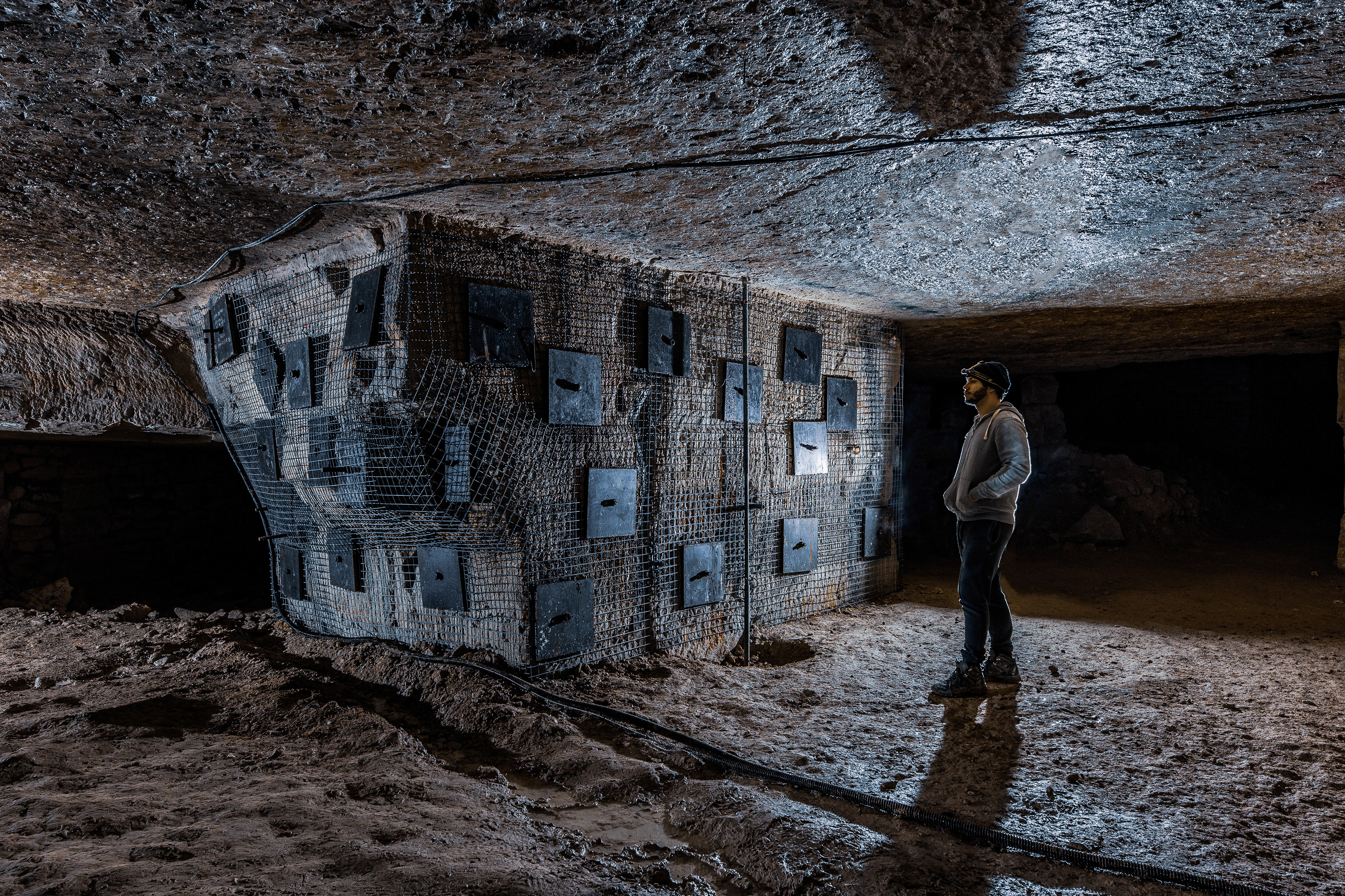 Pilier fortement consolidé