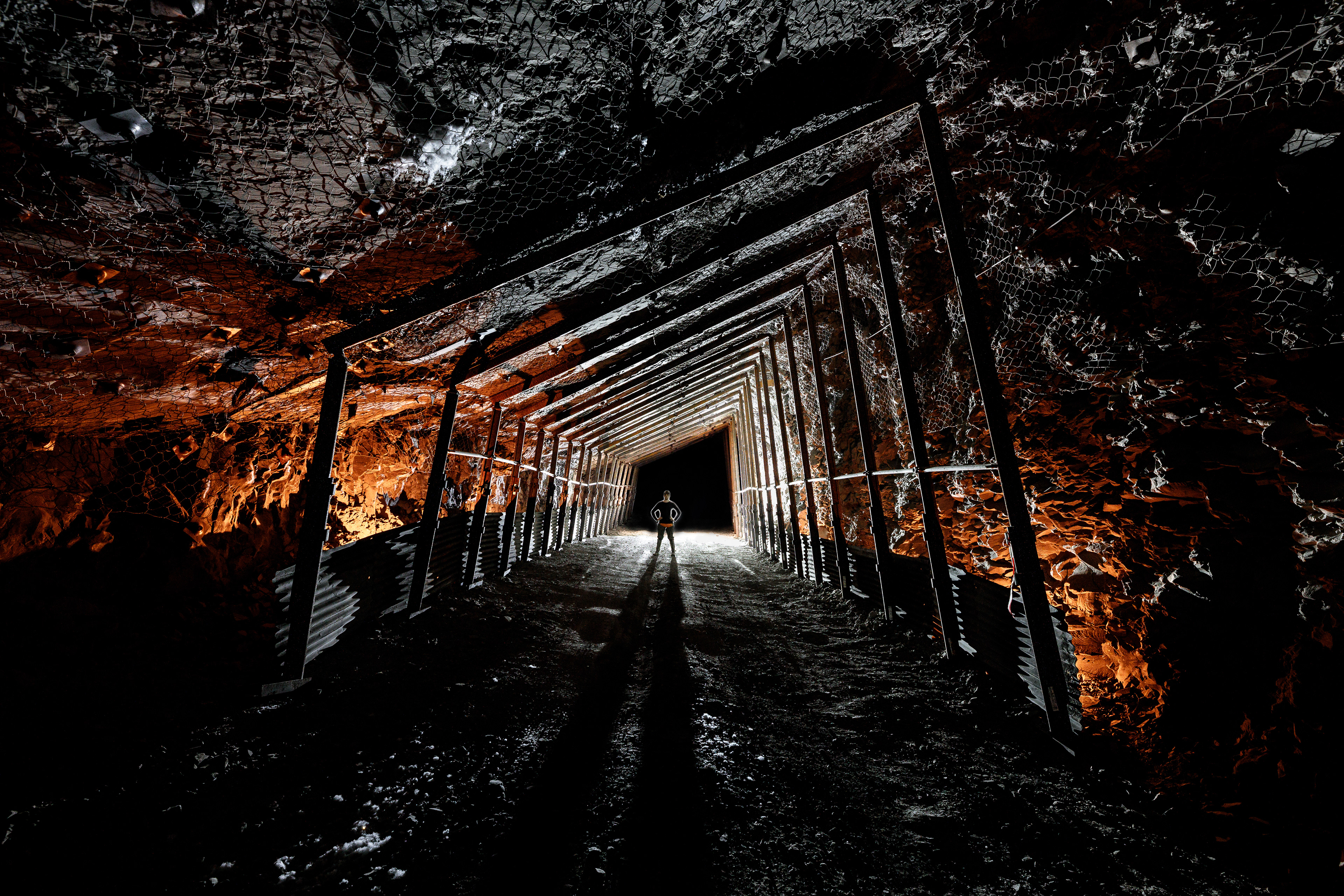 Confortation importante d'une mine de sel