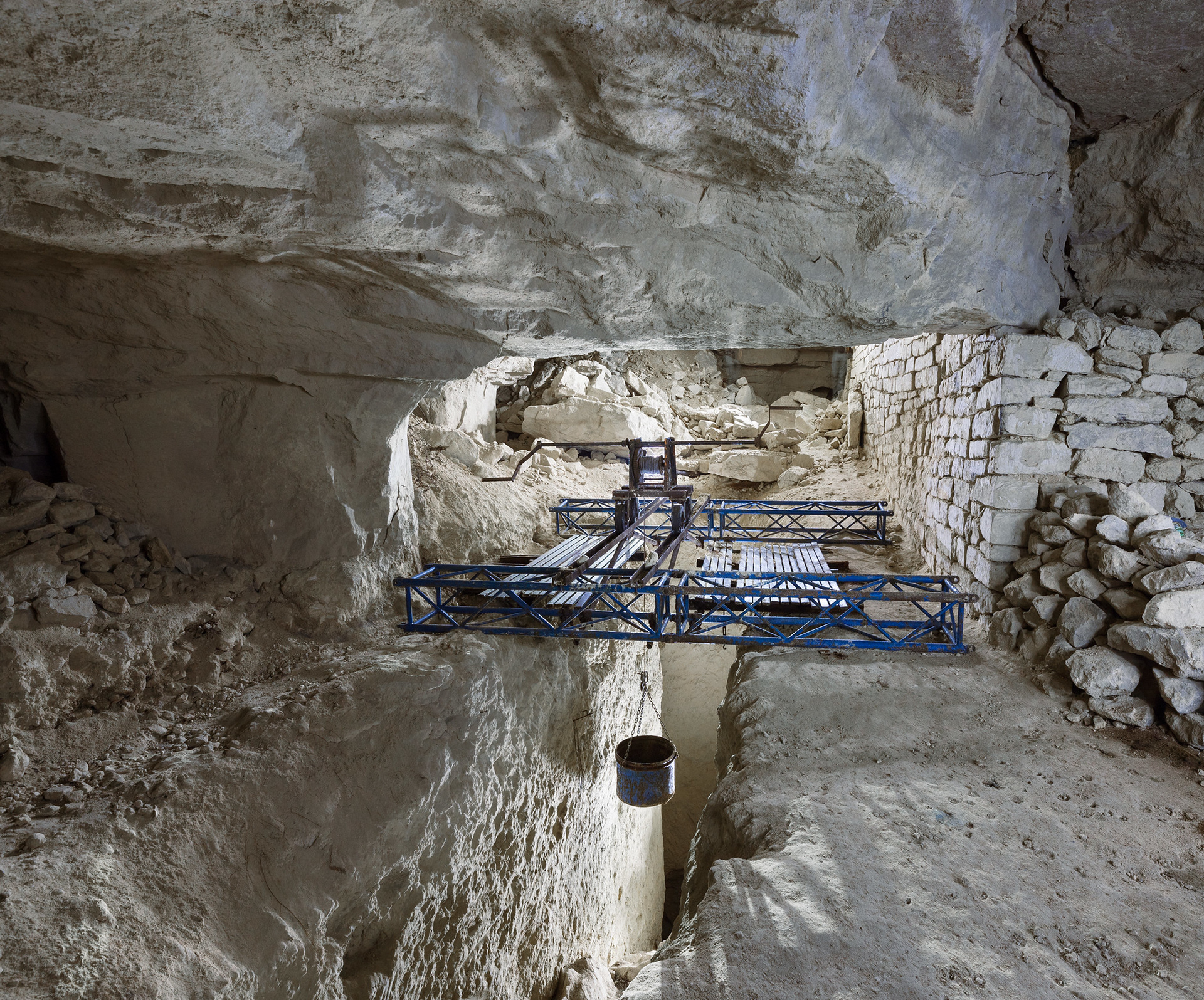 Treuil d'excavation du niveau inférieur