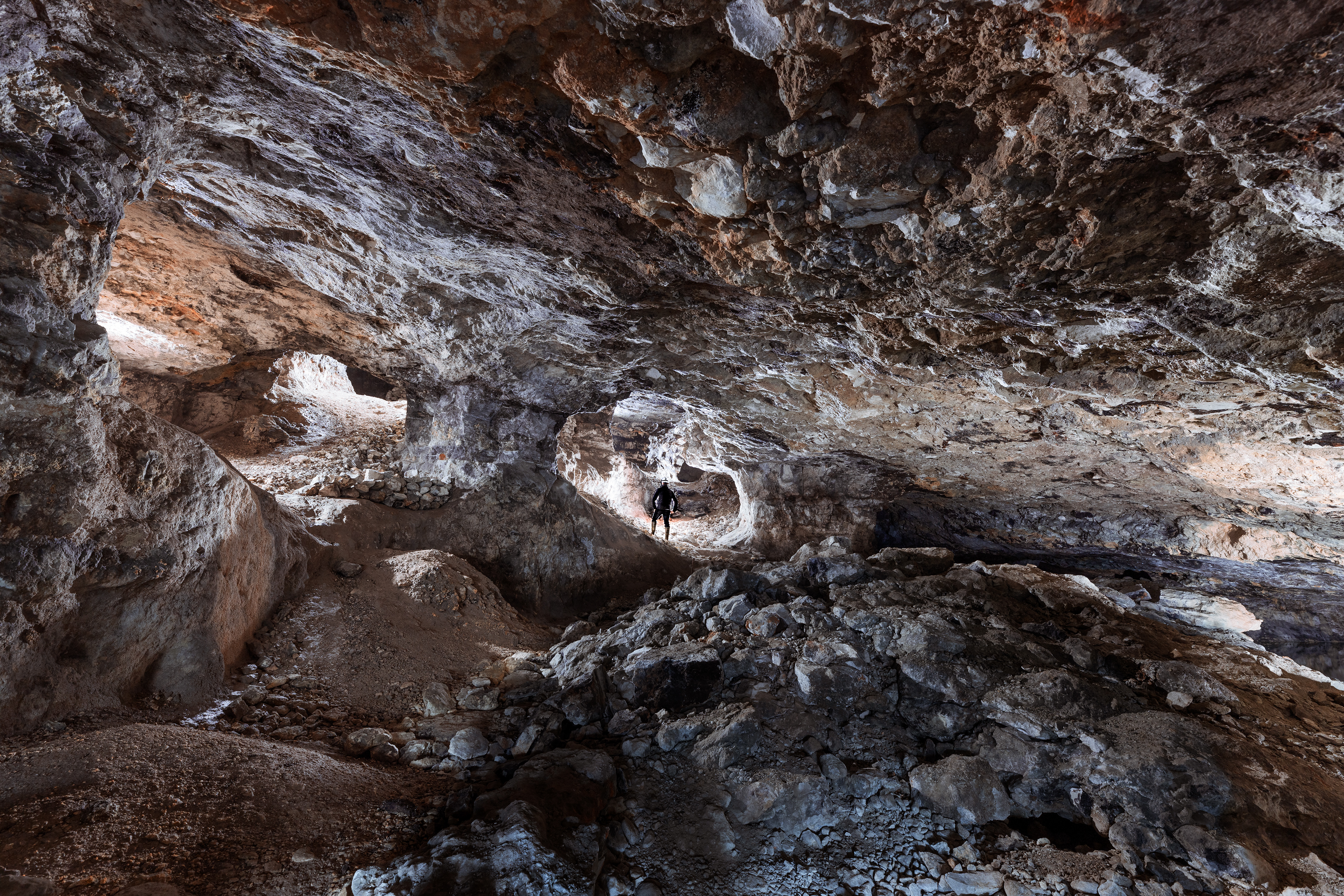 Mine de calcaire bitumineux