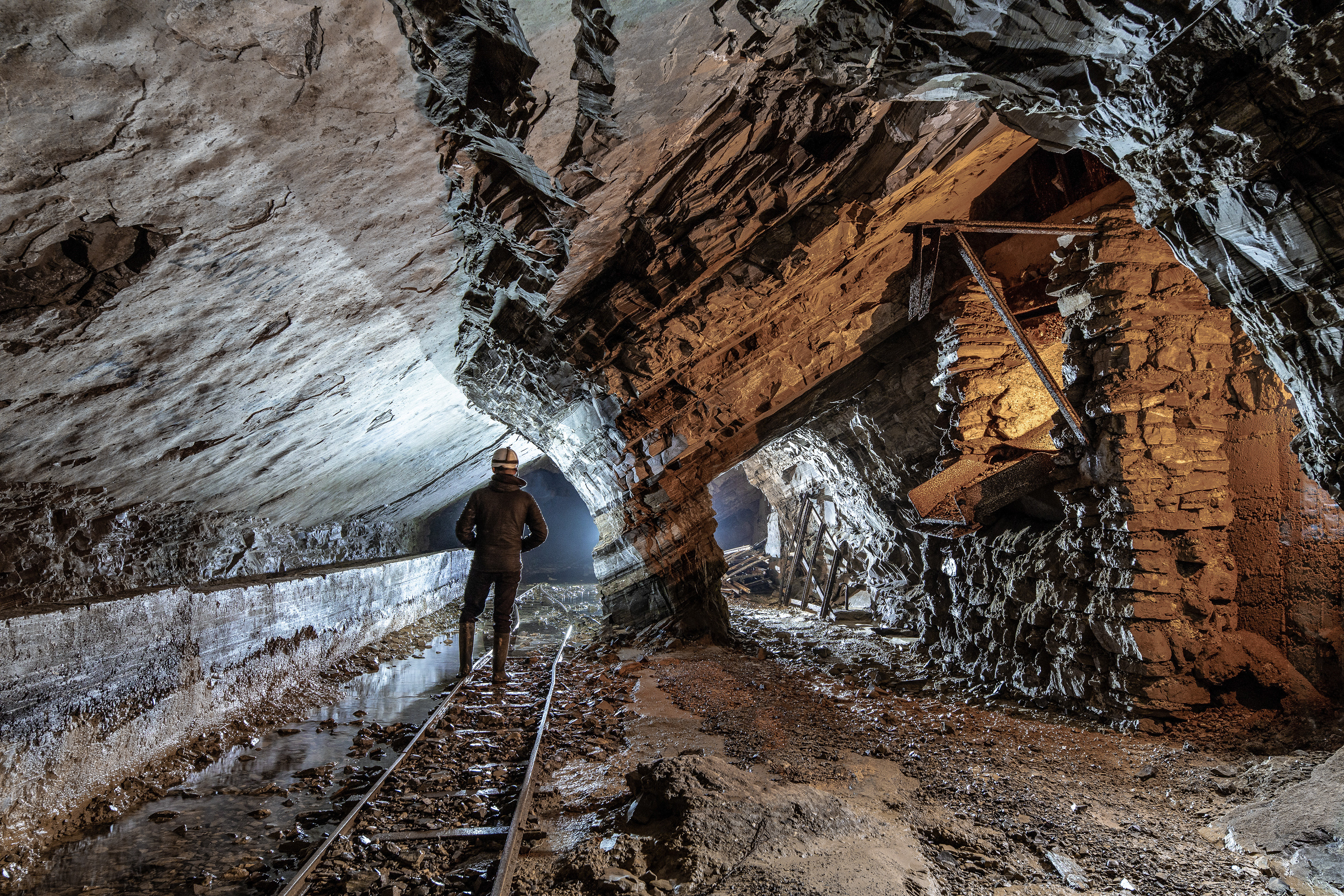 Mine de schiste bitumineux