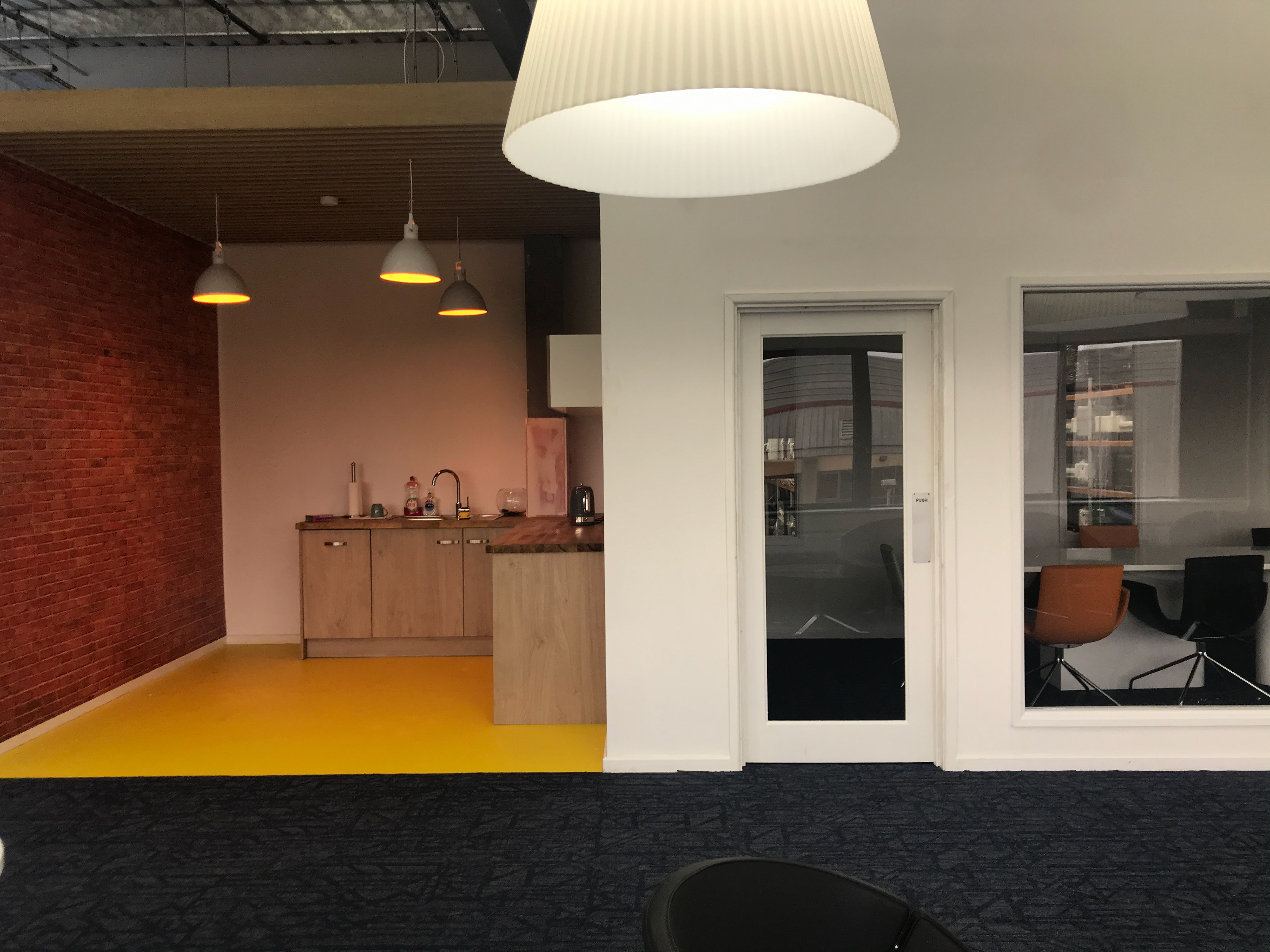 Before Picture of the canteen and meeting room