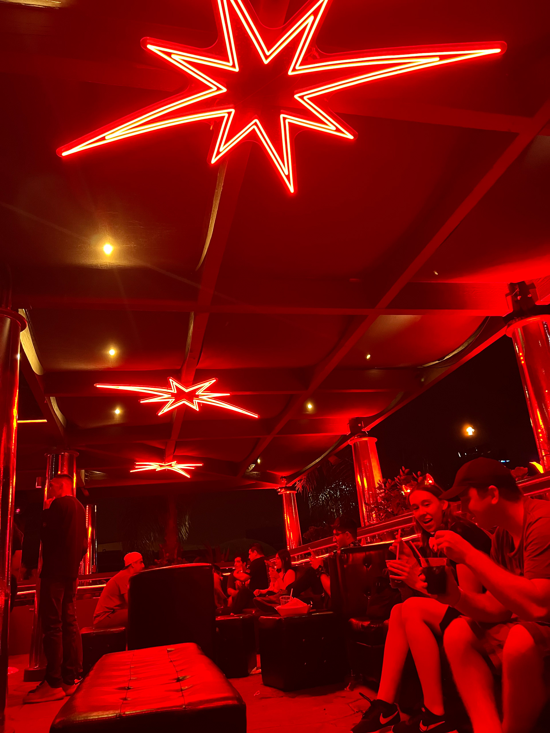 Pergola illuminated logo