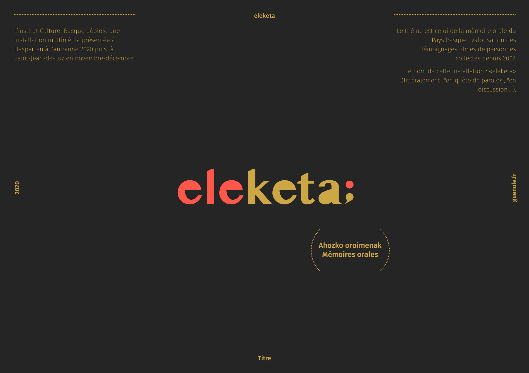Charte graphique et création d'un logotype