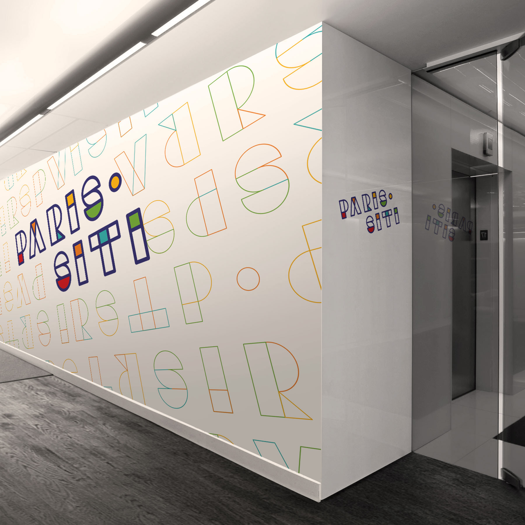 Logotype et charte graphique Paris Siti pour le Systra SAS © Guénolé Le Gal