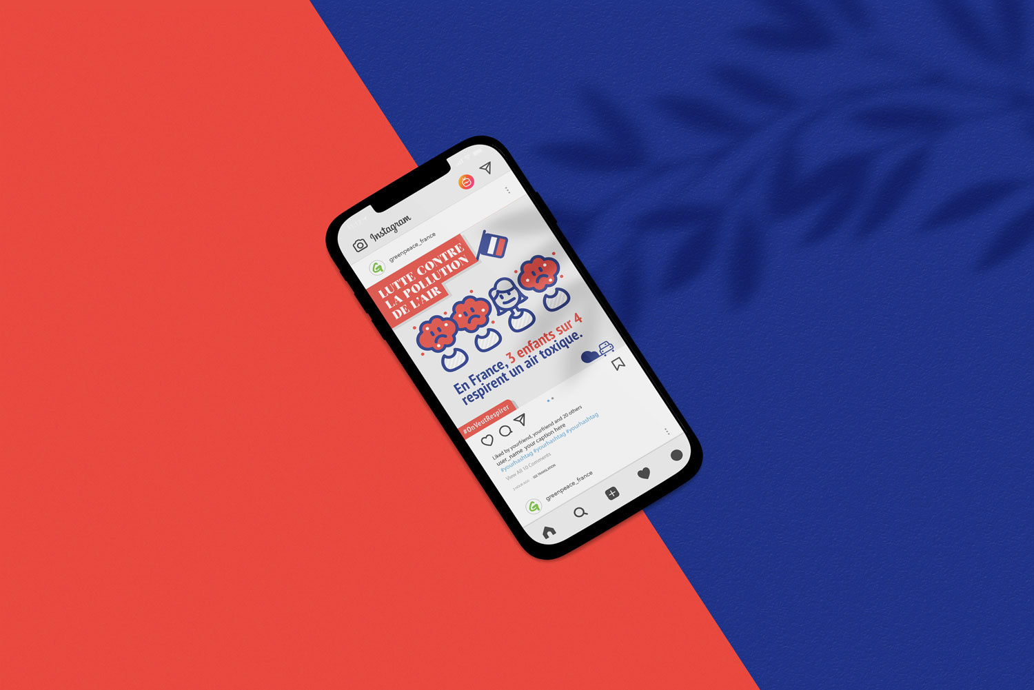 Création d'un visuel à destination des réseaux sociaux