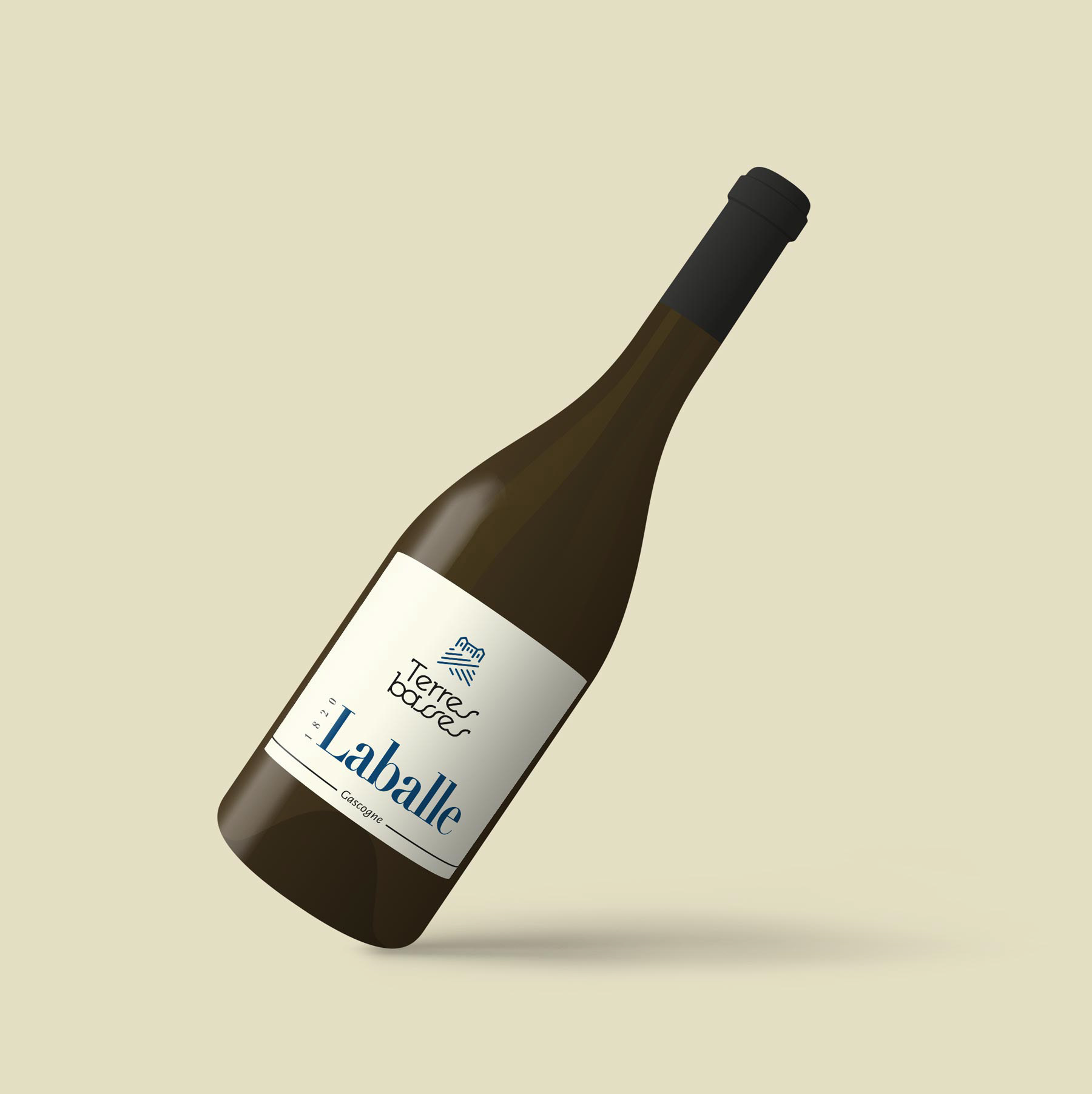 Création de l'étiquette de vin - Château Laballe