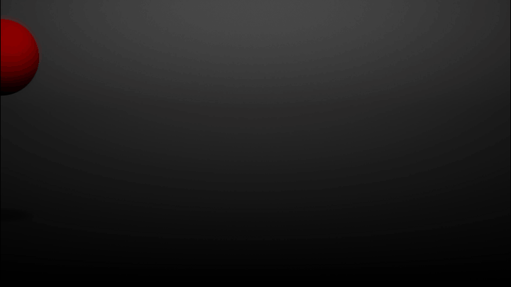 A ball bouncing across the screen. For something that apppears fairly simple, this project involved editing many different aspects to make it appealing to watch: The ball following a path, stretching and flattening the ball, adding a shadow and shading the ball itself