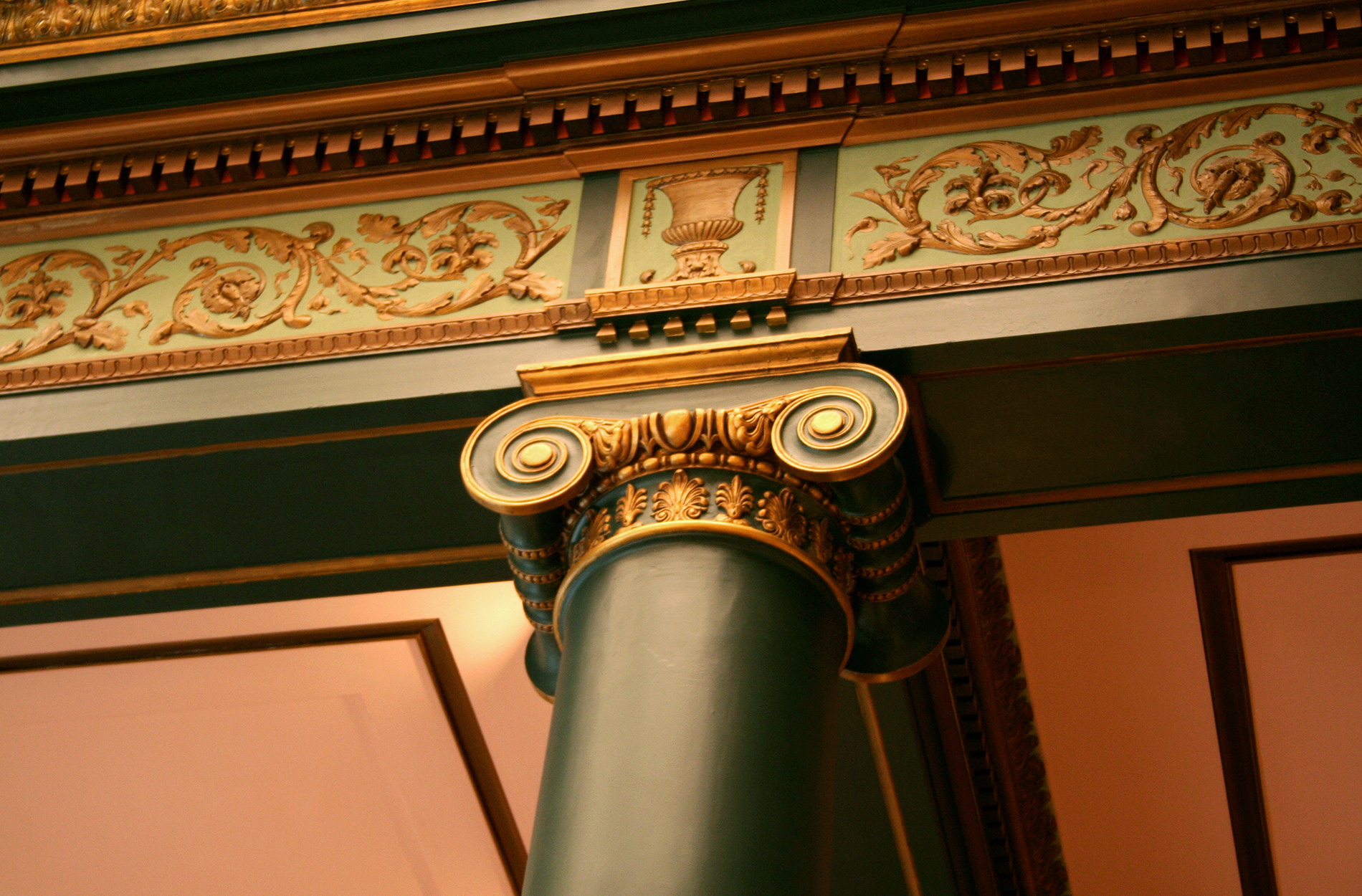 Ball Room (Detail) | Gilding and Paint