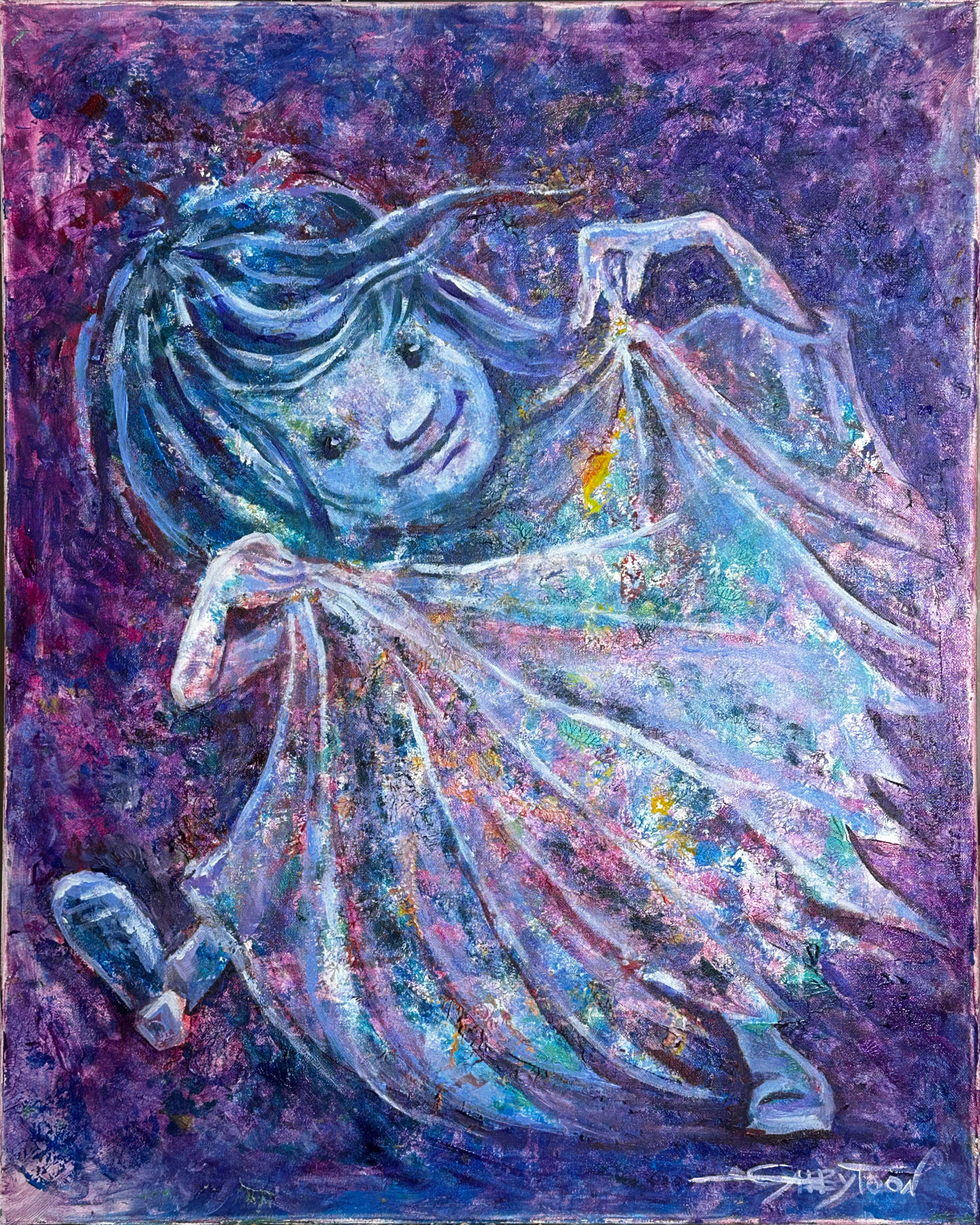 24"x30" acrylic, stretched canvas