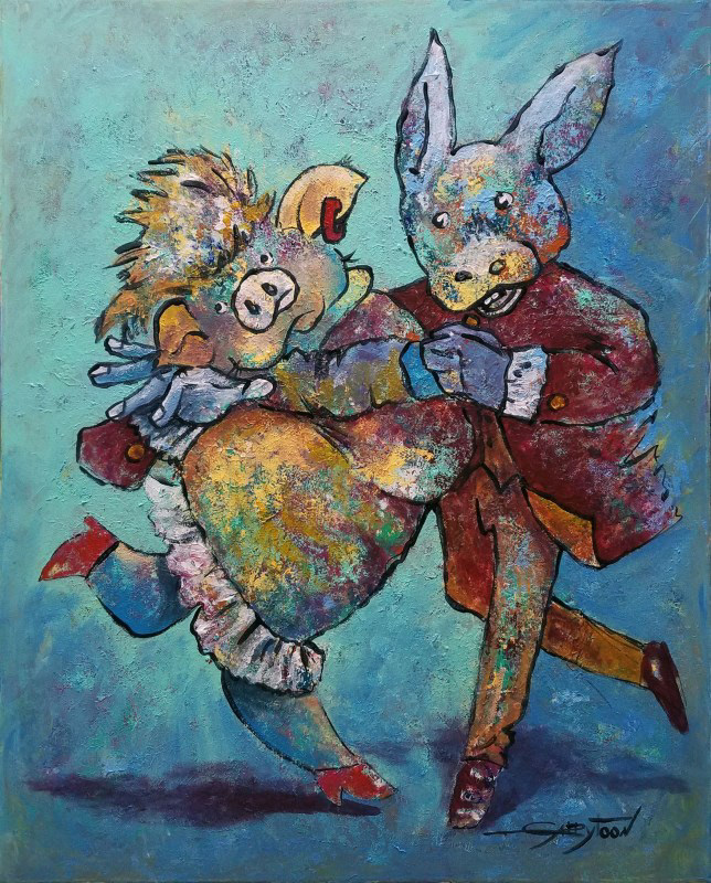 24"x30" acrylic, stretched canvas