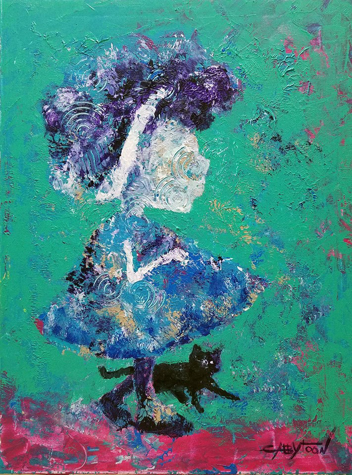24"x20" acrylic, stretched canvas