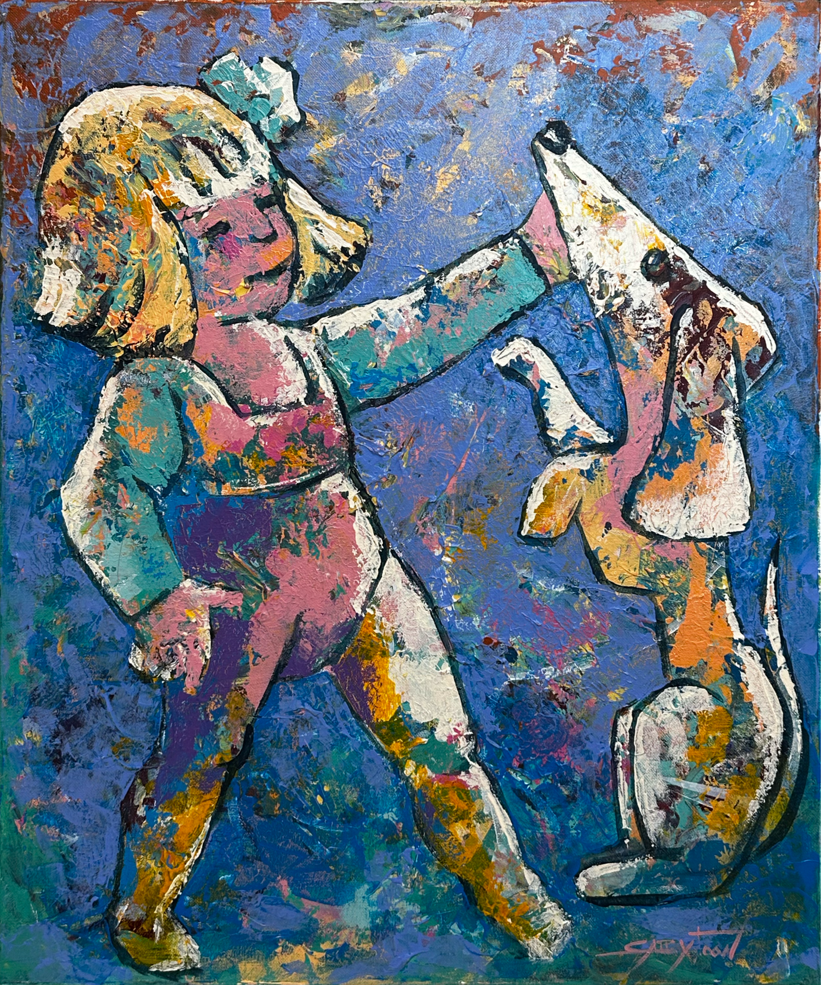 24"x20" acrylic, stretched canvas