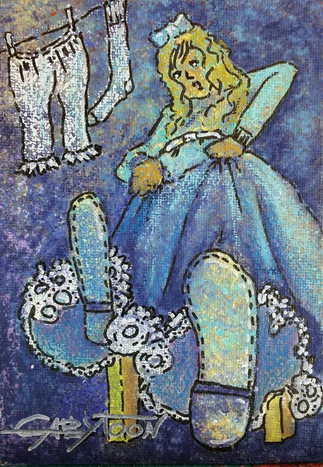 5"x7" acrylic, canvas panel