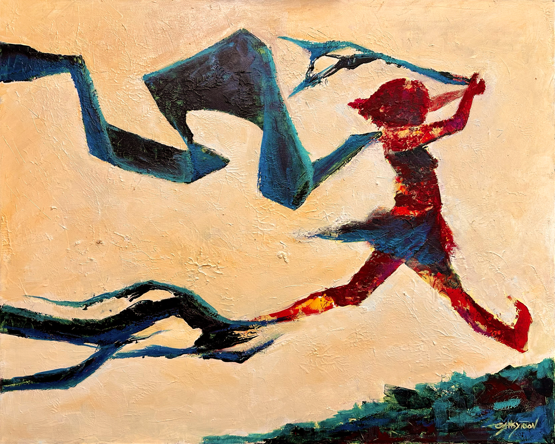 24"x30" oil, stretched canvas