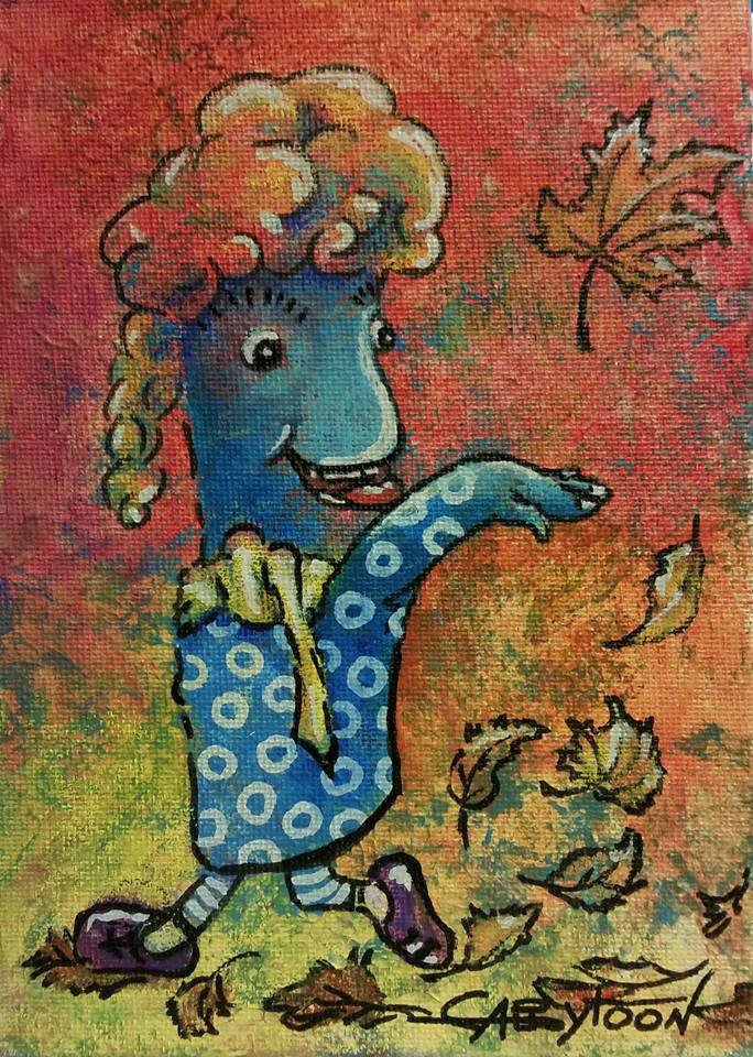 5"x7" acrylic, canvas panel