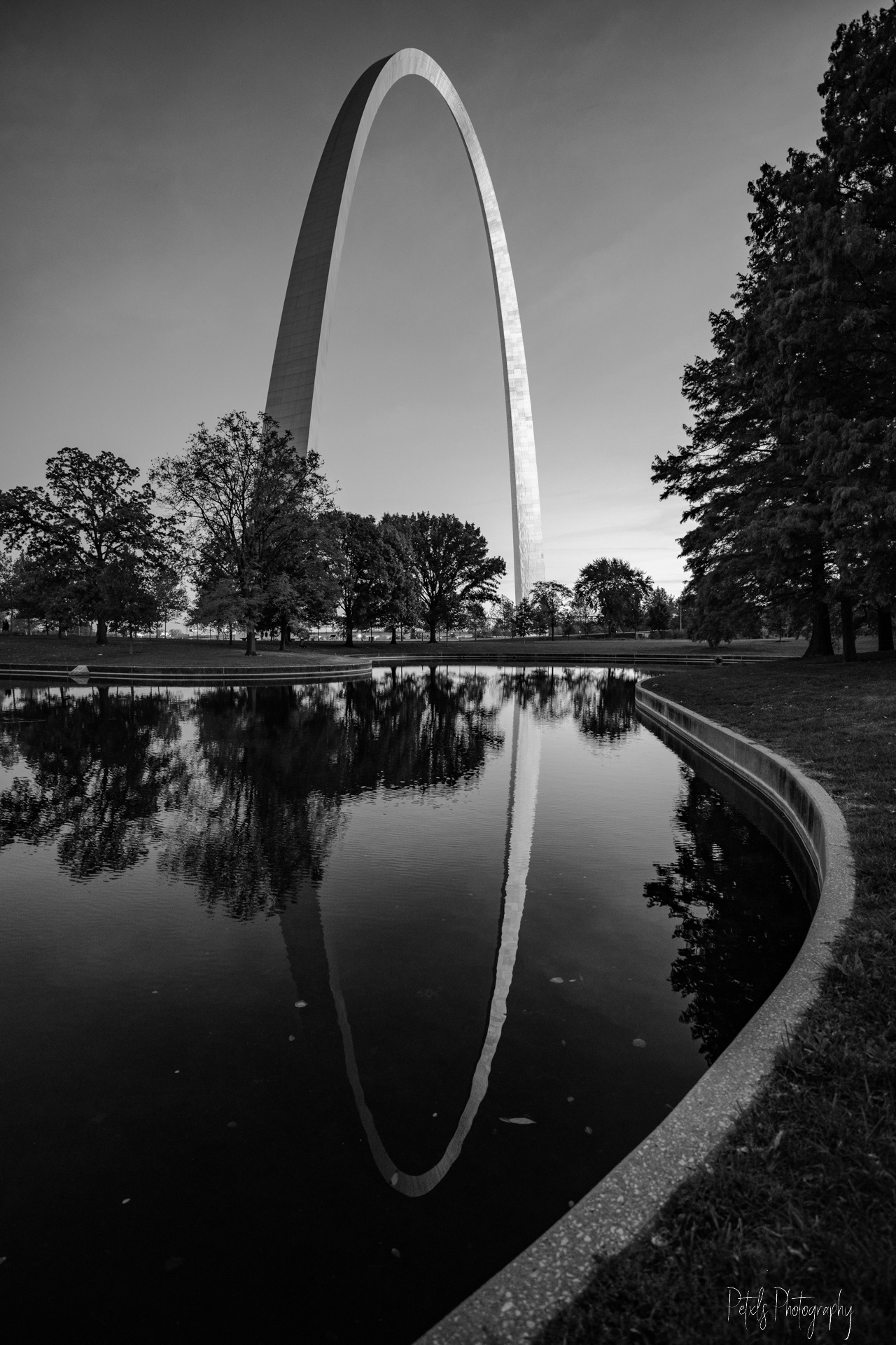 The Arch (Sunset-Reflection) B&W