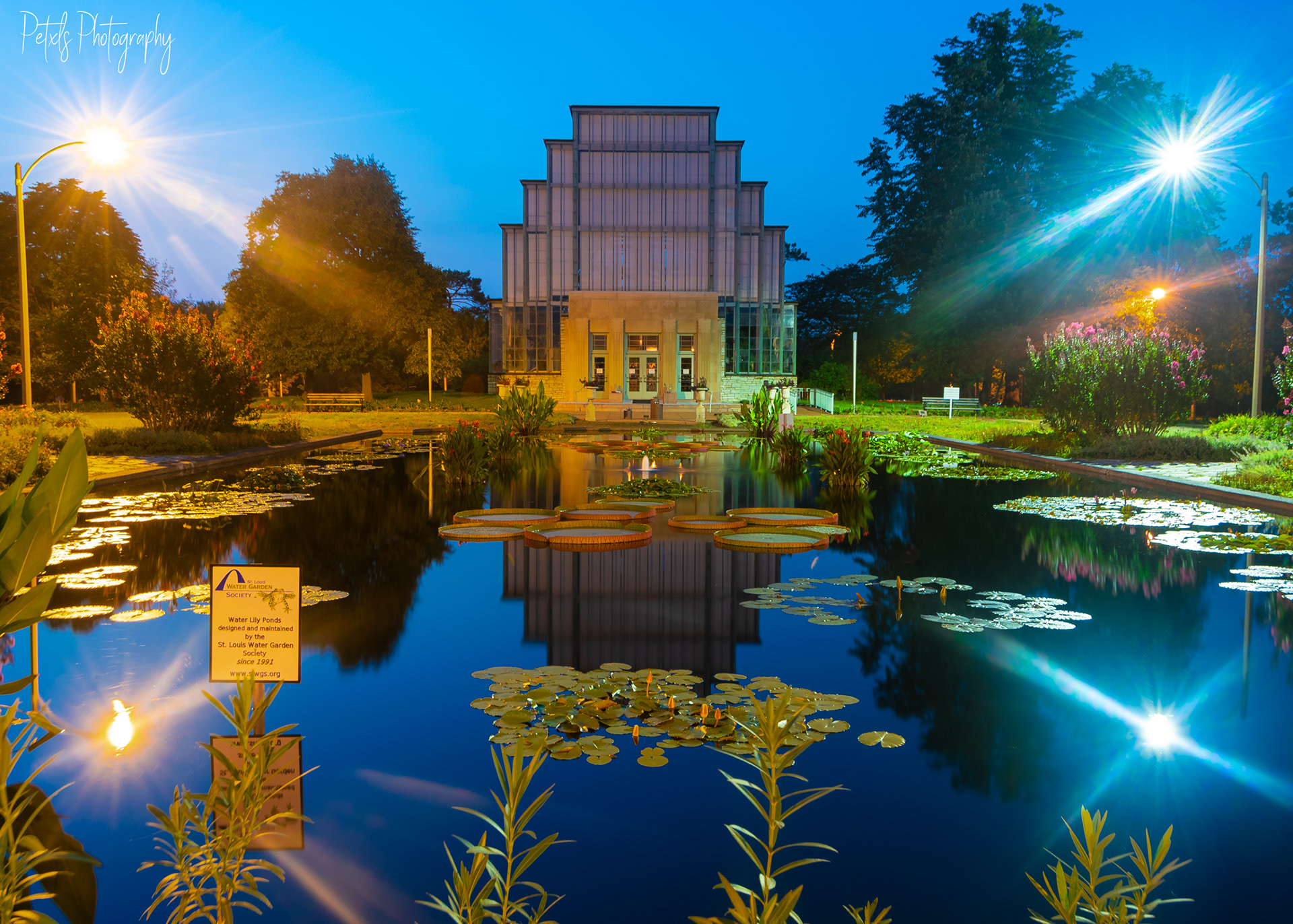 Jewel Box Building in the Night