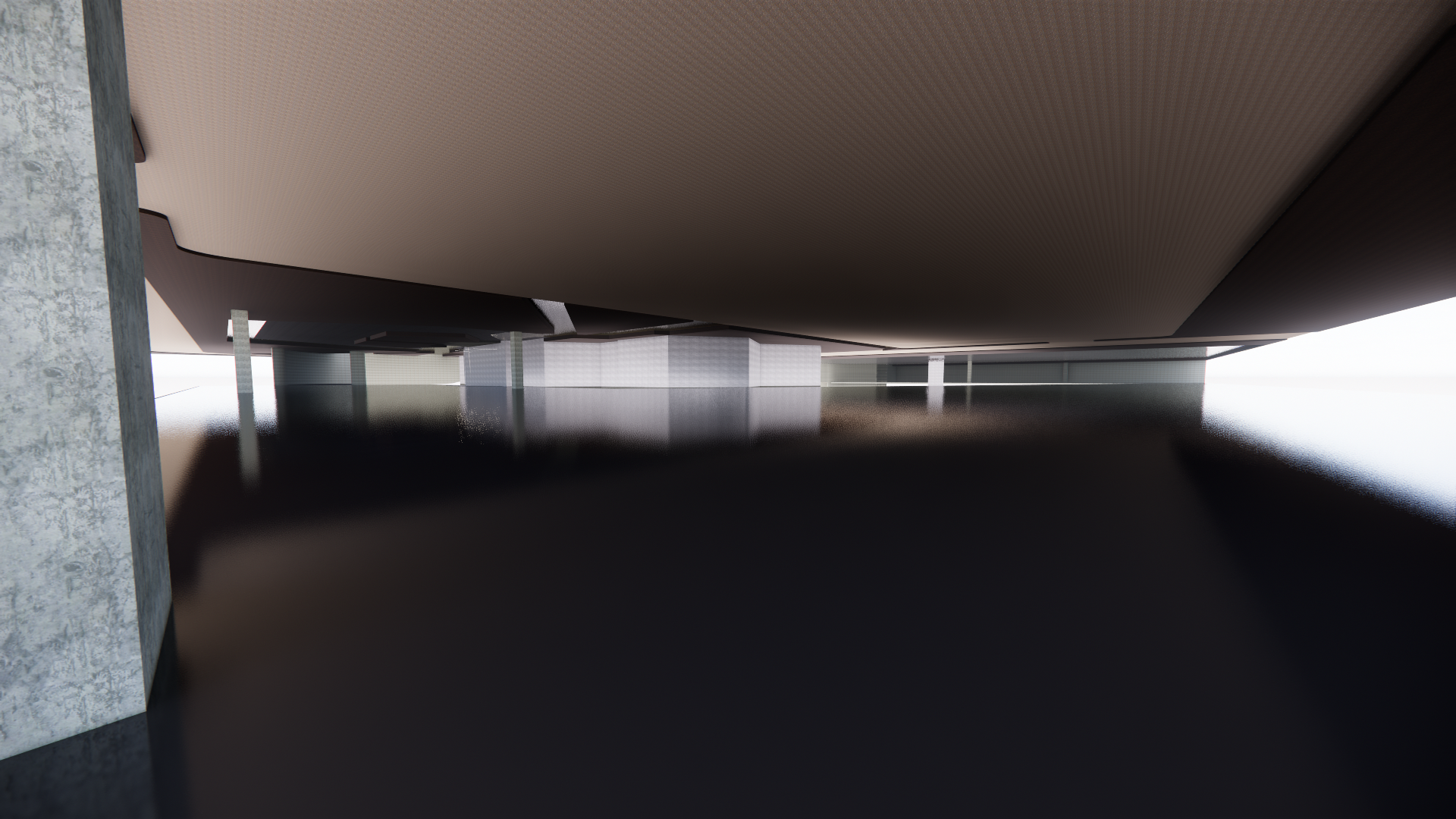 Underground Parking Garage provides ample parking