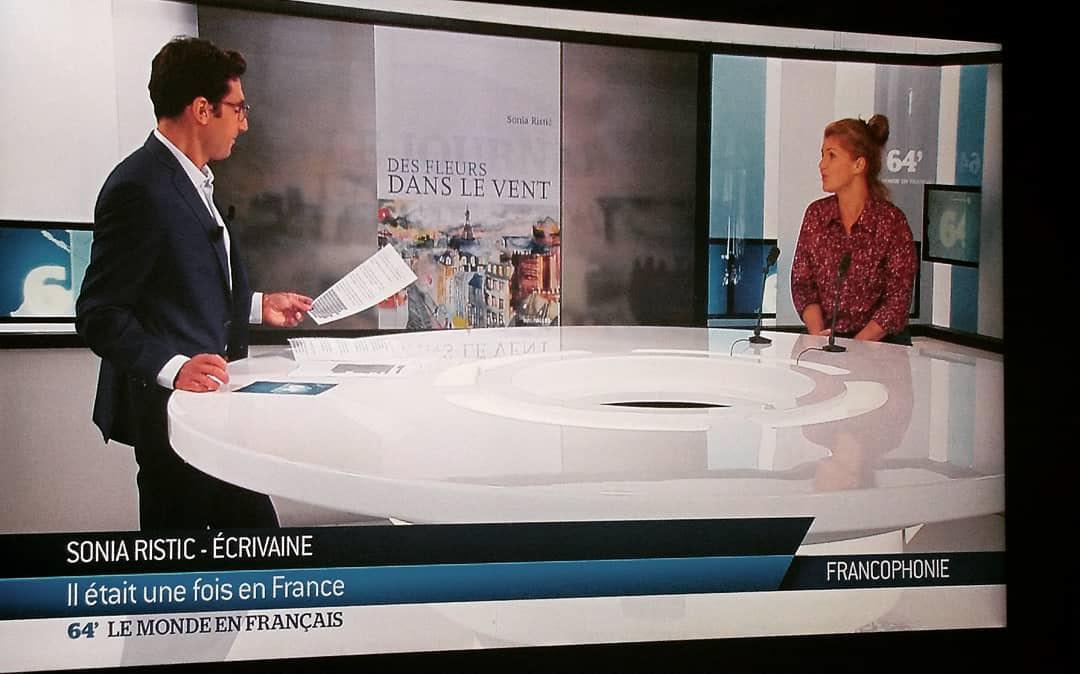 L'auteure Sonia Ristić invitée sur TV5Monde pour parler du livre.