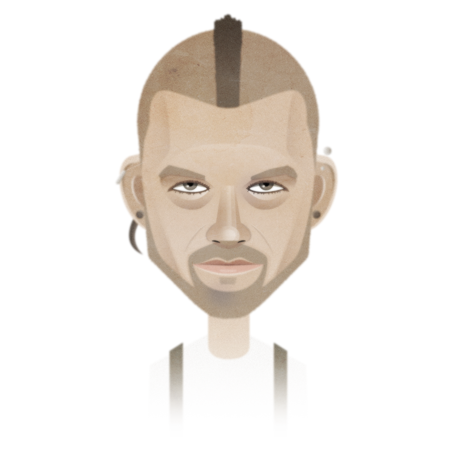 Dabiz Muñoz retrato digital vector