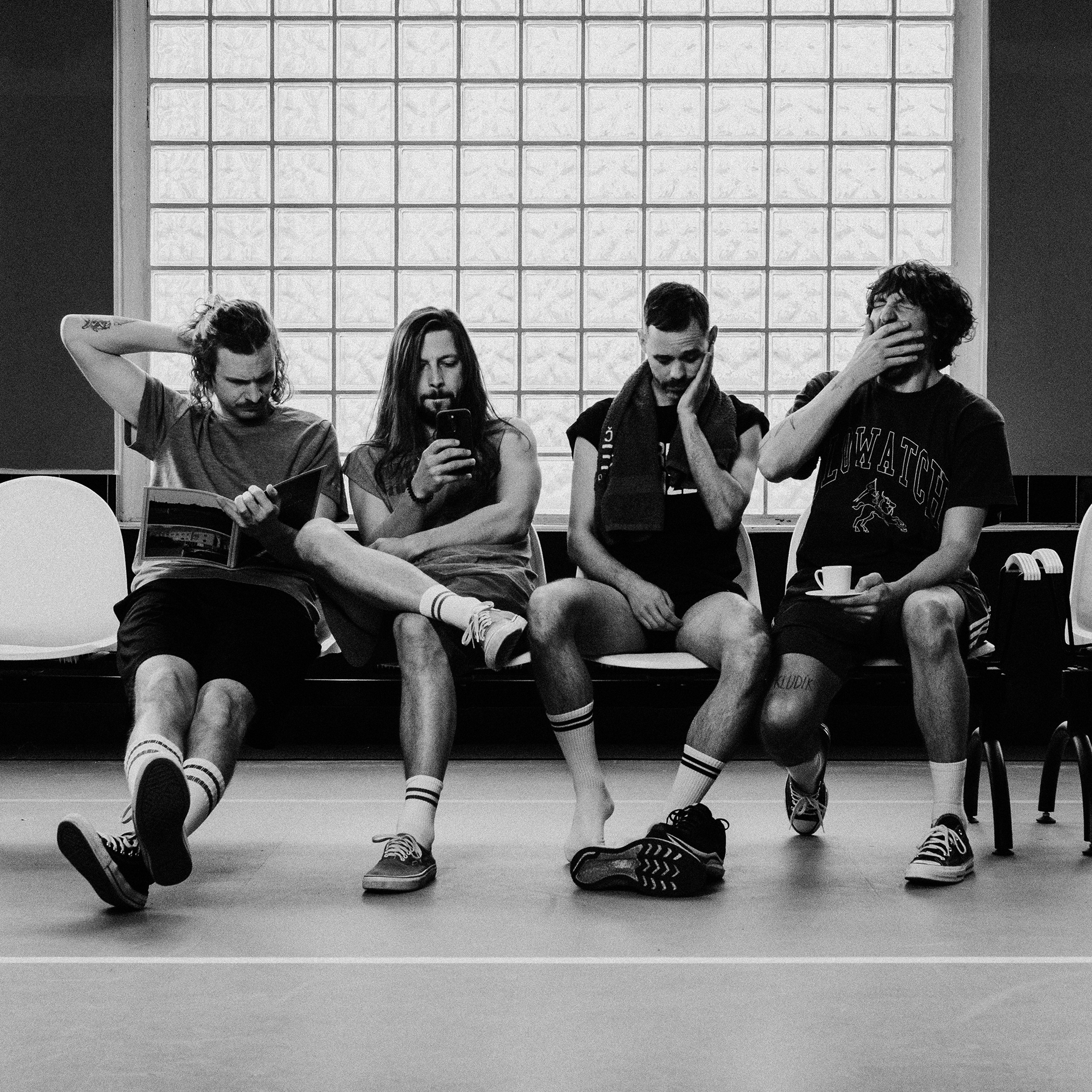 Promo fotka kapely Walter Schnitzelsson k albumu Tí Druhí. Promo photo for new album Tí Druhí of band Walter Schnitzelsson.