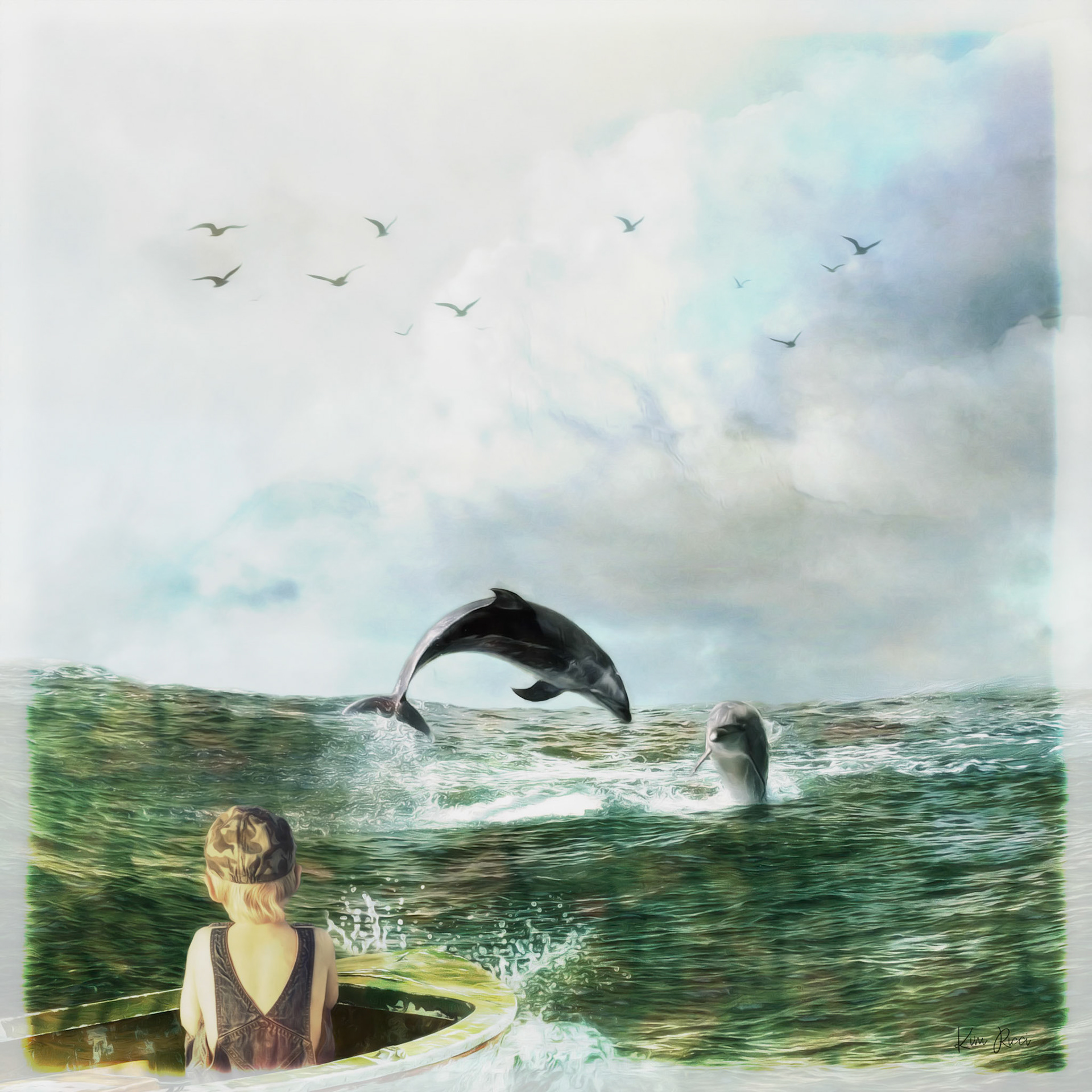 Dolphins at Play