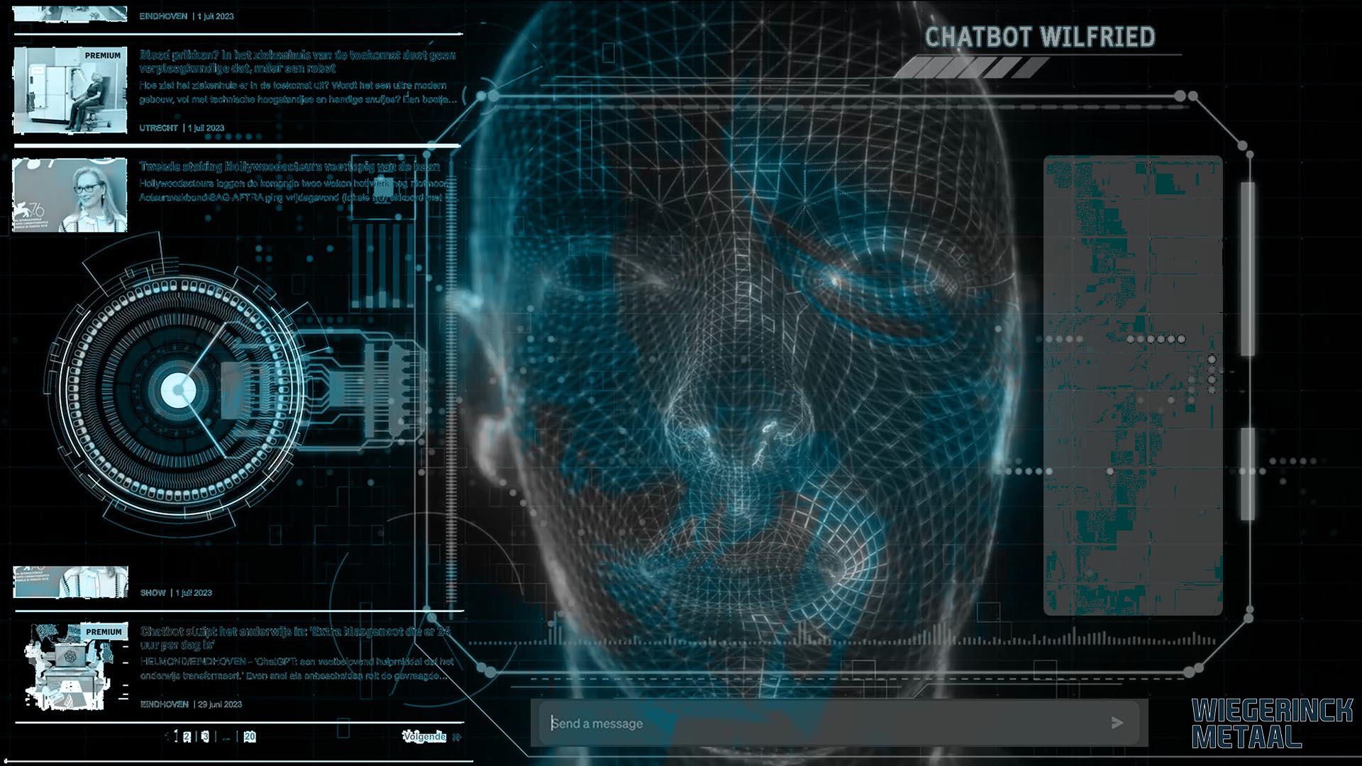 Het prototype "chatbot Wilfried" is nog in ontwikkeling.