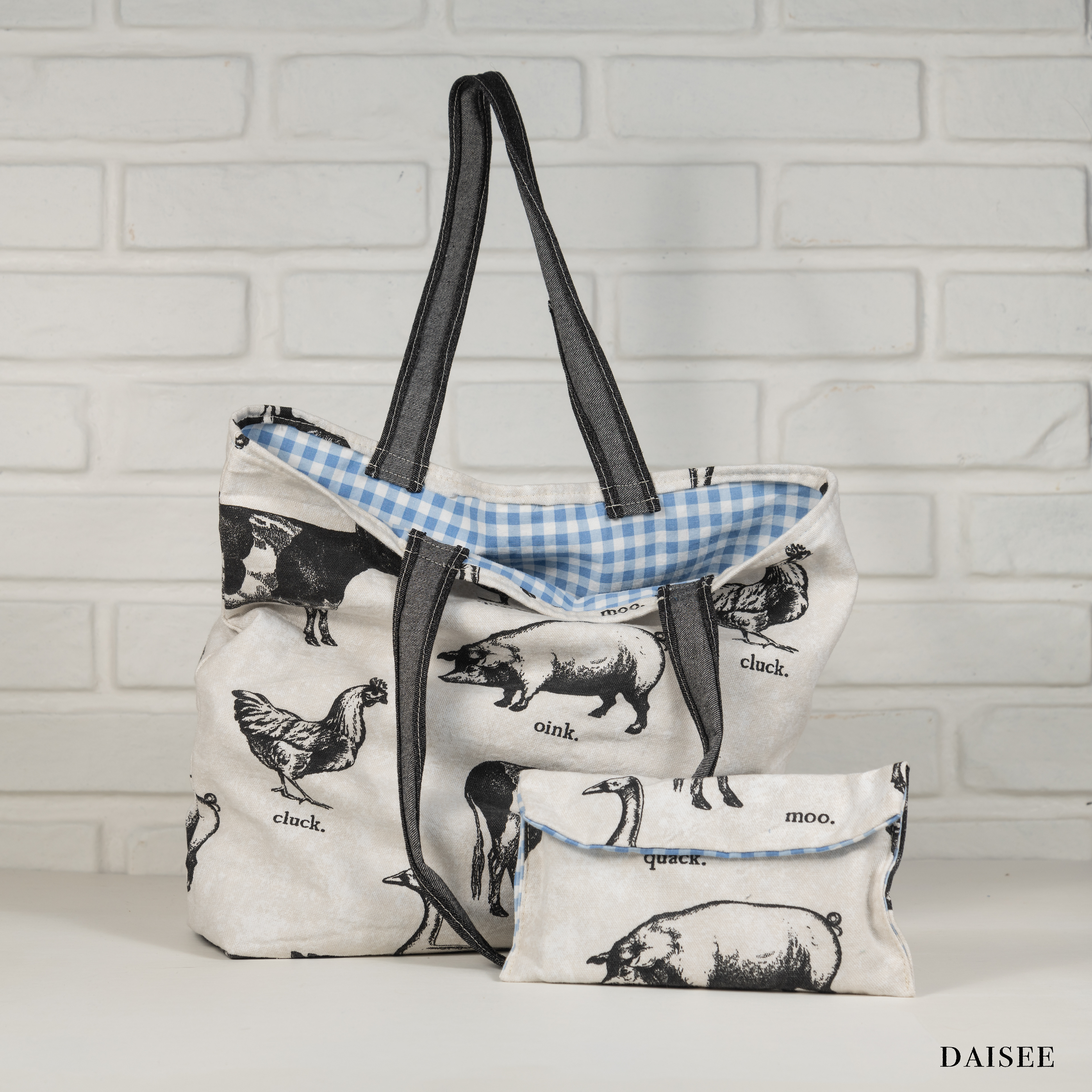 Farm Animal Tote&Pouch