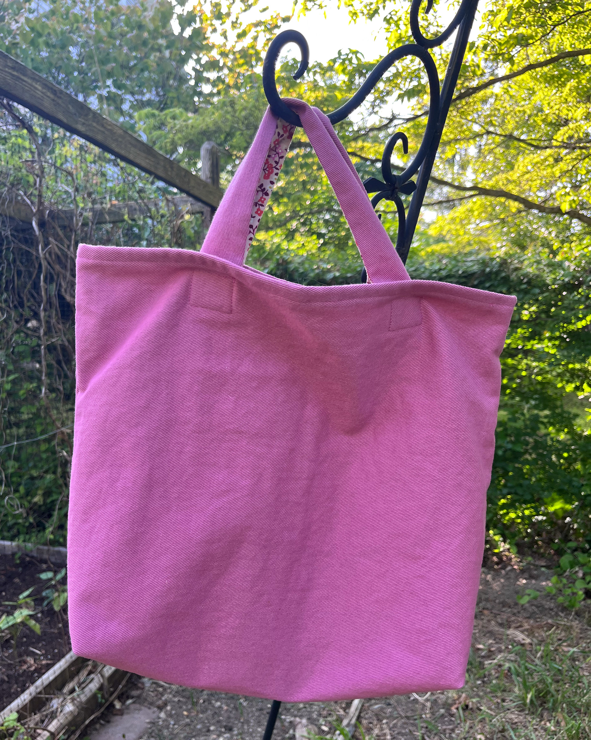 Pink&Floral Custom Tote