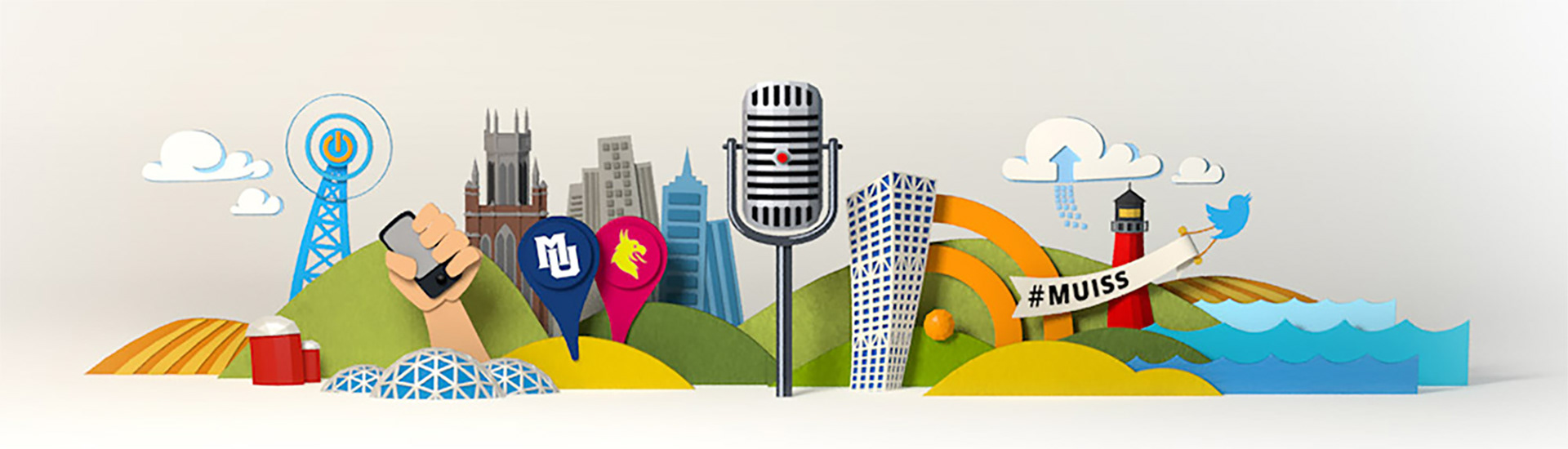 Web banner for the Marquette-Laughlin Digital Summit Conference