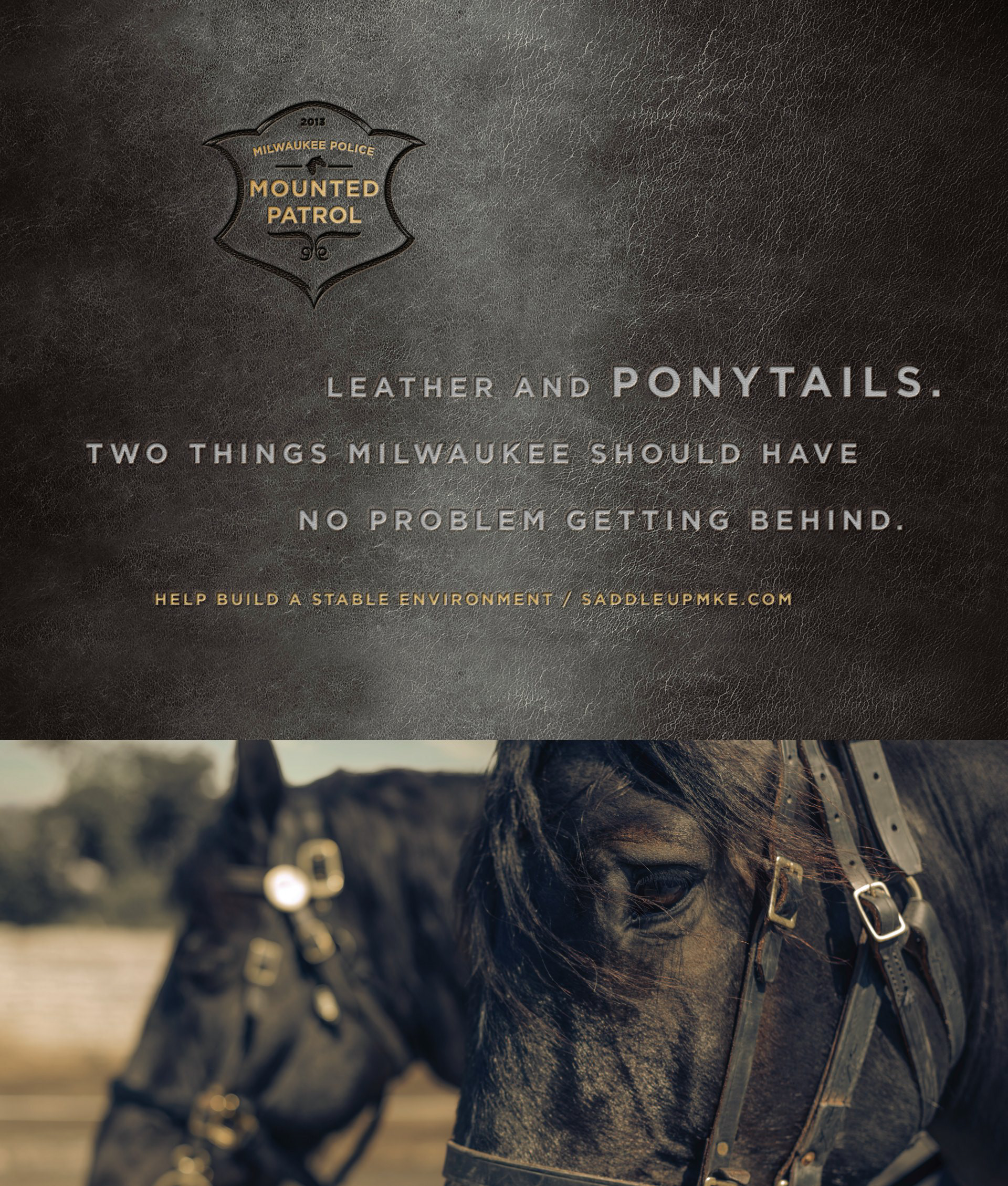 Milwaukee Mounted Police Poster