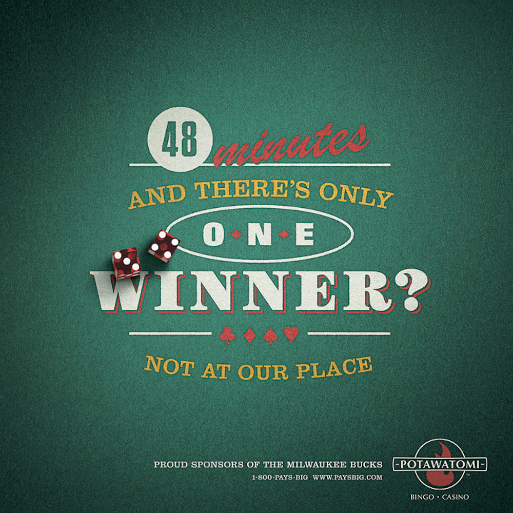 Potawatomi Bingo Casino backlit