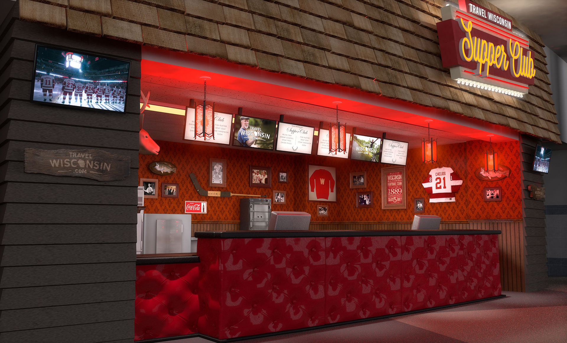 Wisconsin Dept of Tourism Kohls Center Visualization