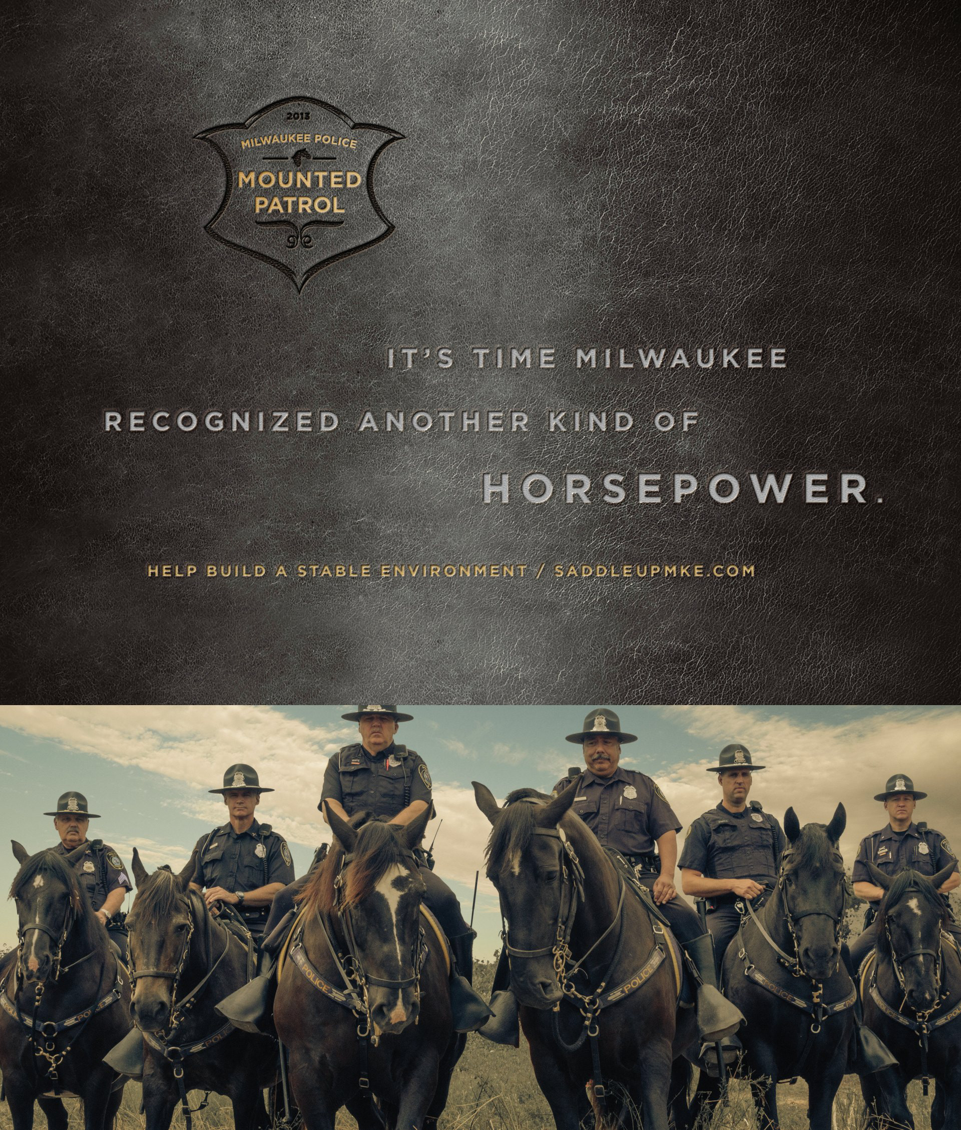 Milwaukee Mounted Police Poster